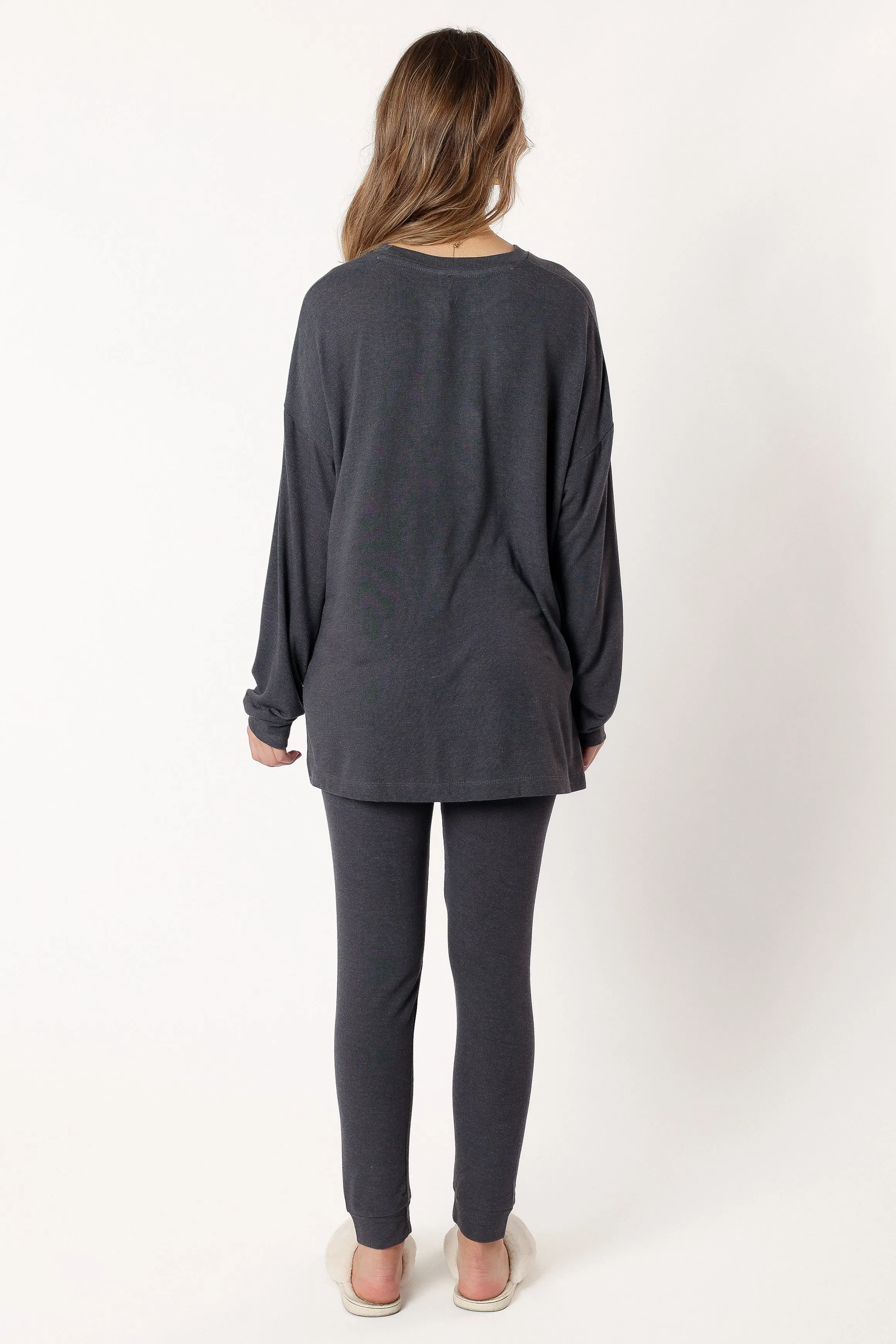 Margo Two Piece Set - Charcoal sold by Petal & Pup product image thumbnail 3