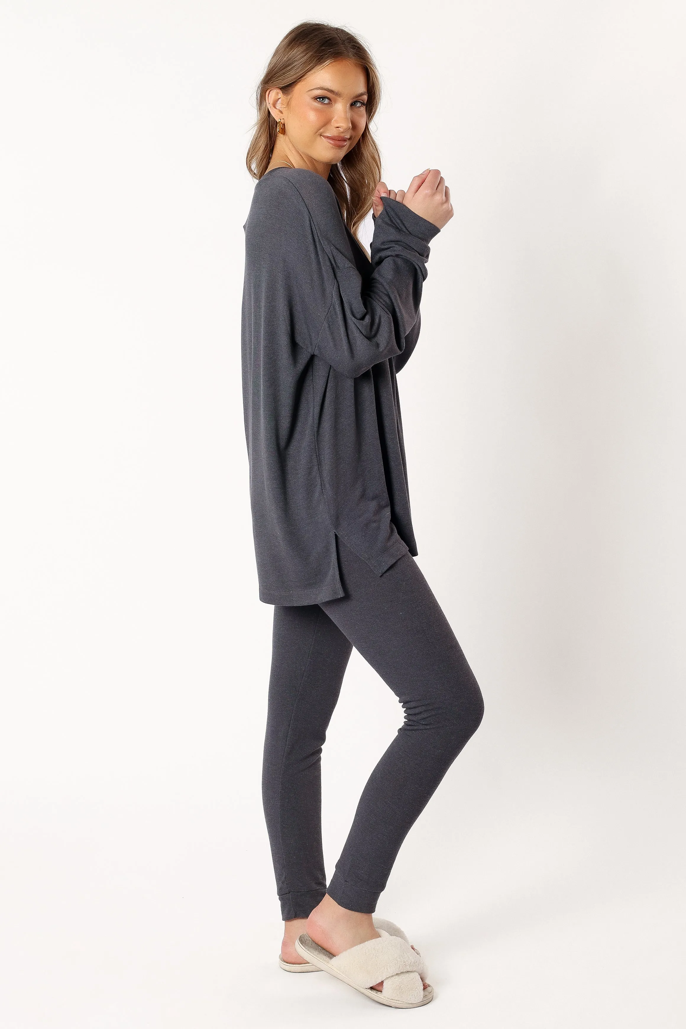 Margo Two Piece Set - Charcoal sold by Petal & Pup product image thumbnail 4