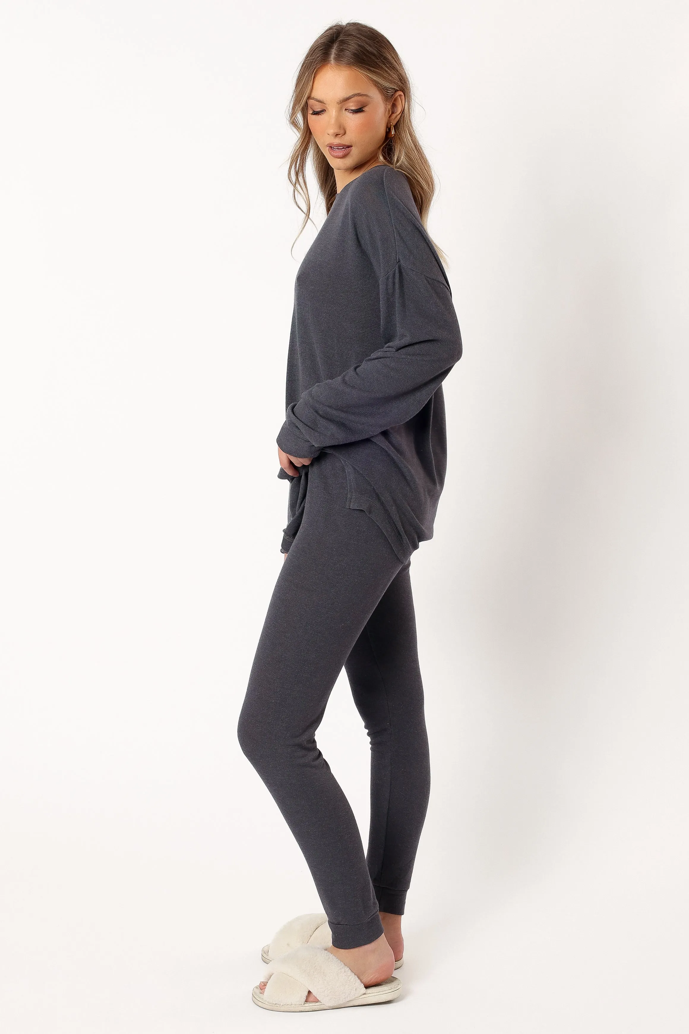 Margo Two Piece Set - Charcoal sold by Petal & Pup product image thumbnail 2