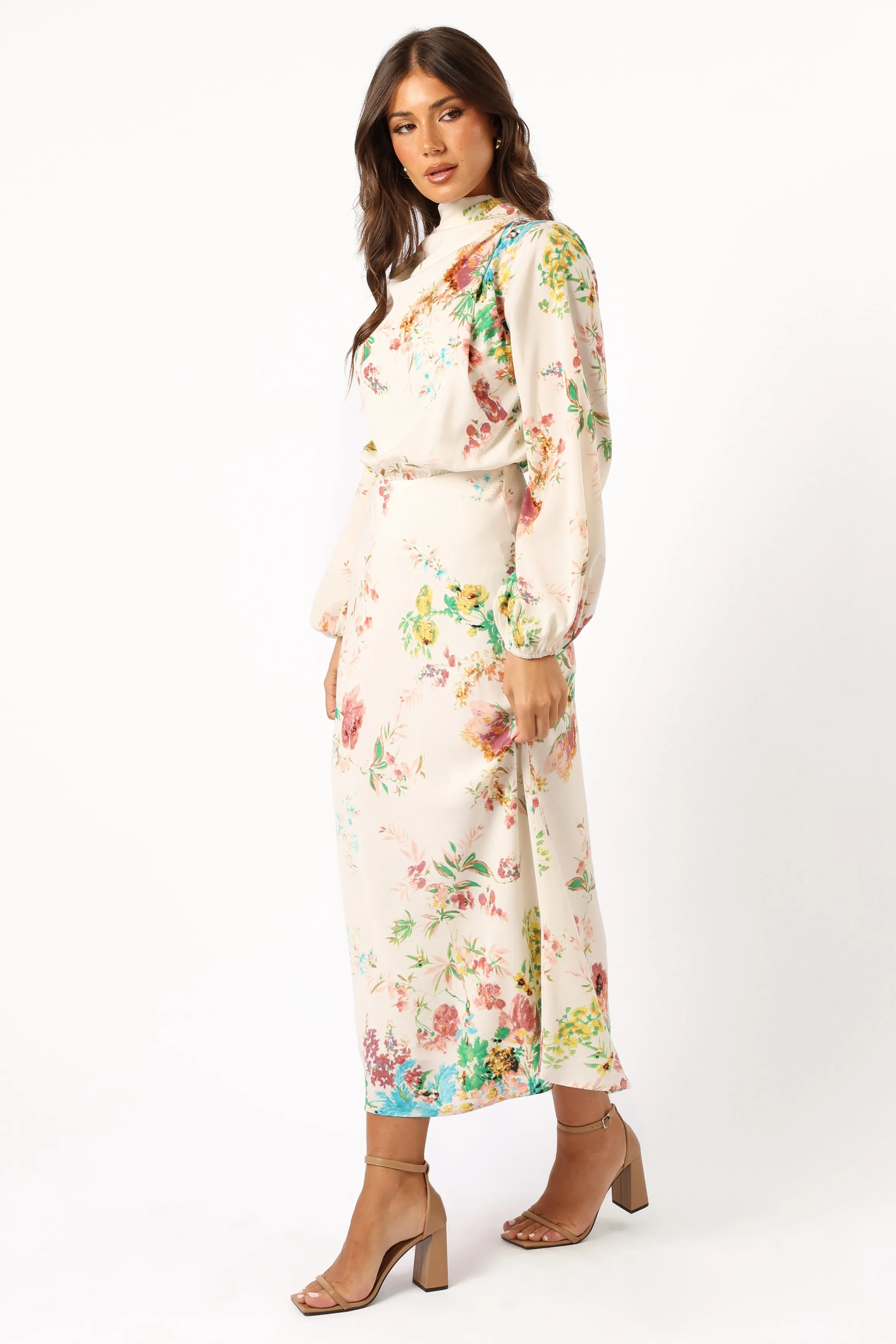 Sophia Long Sleeve Dress - White Floral sold by Petal & Pup product image thumbnail 5