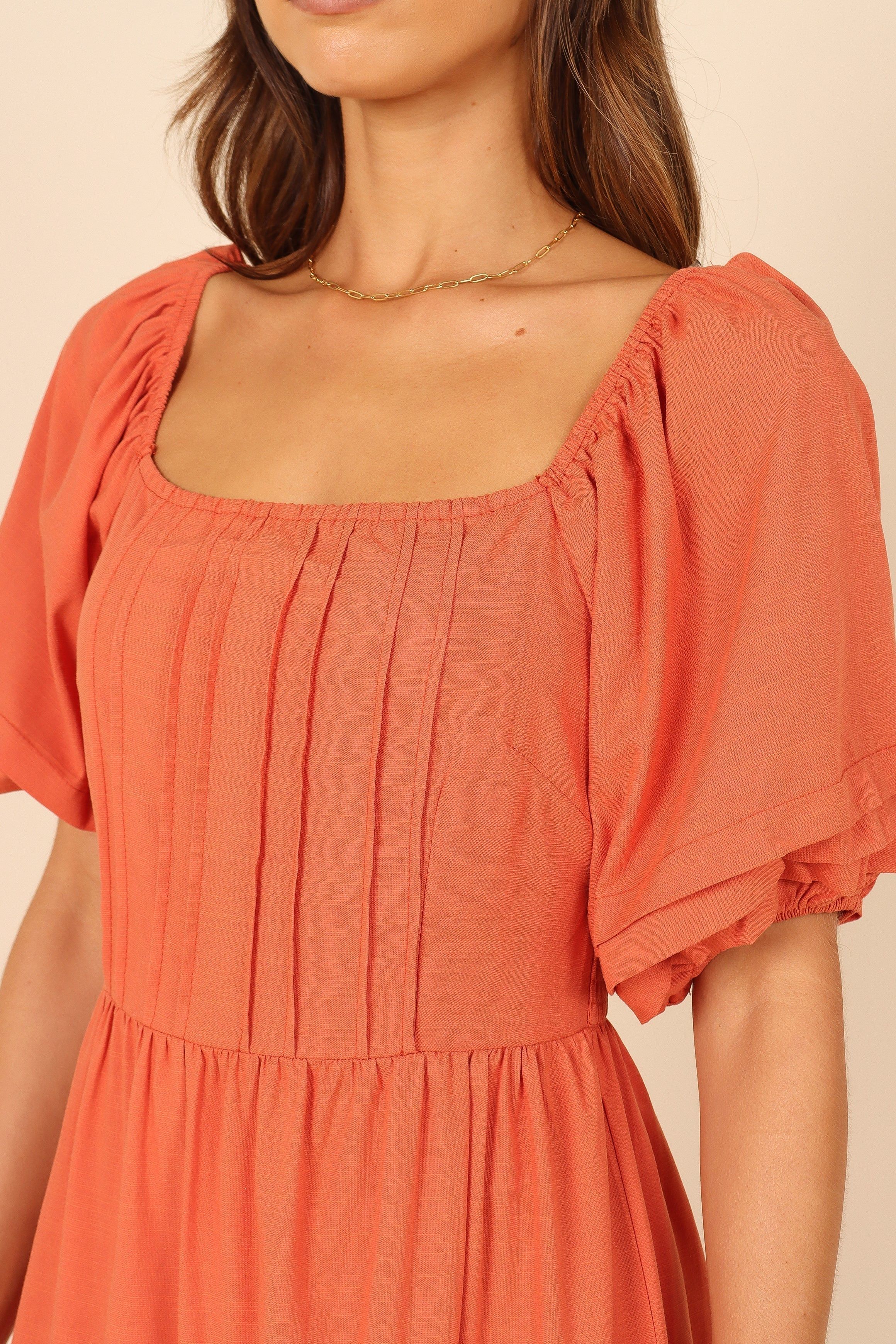 Kamila Tiered Dress - Rust sold by Petal & Pup product image thumbnail 2