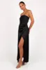 Kara Strapless Maxi Dress - Black sold by Petal & Pup