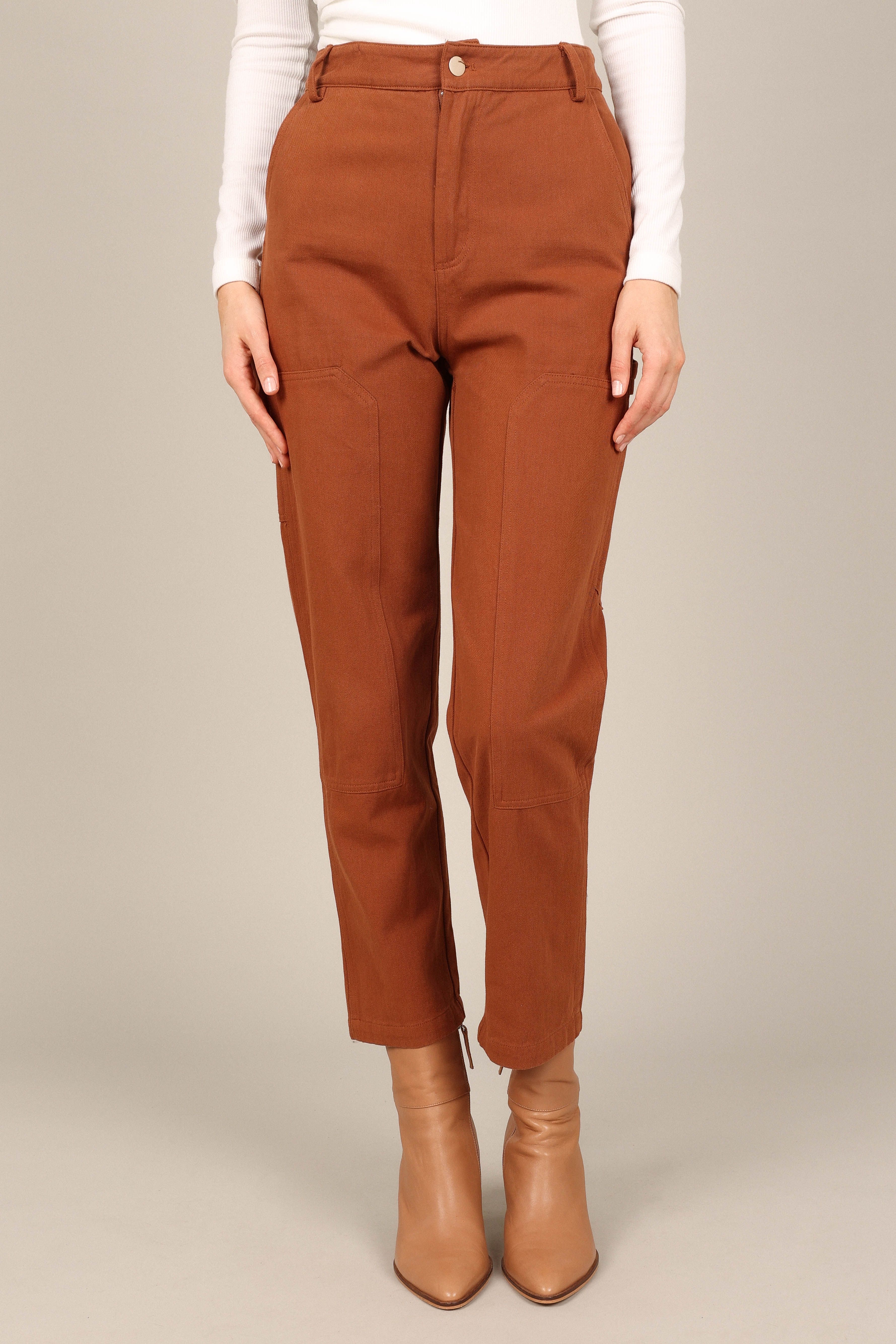 Jones High Waisted Pants - Brick sold by Petal & Pup product image thumbnail 3