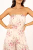 Giselle Strapless Jumpsuit - Off White sold by Petal & Pup