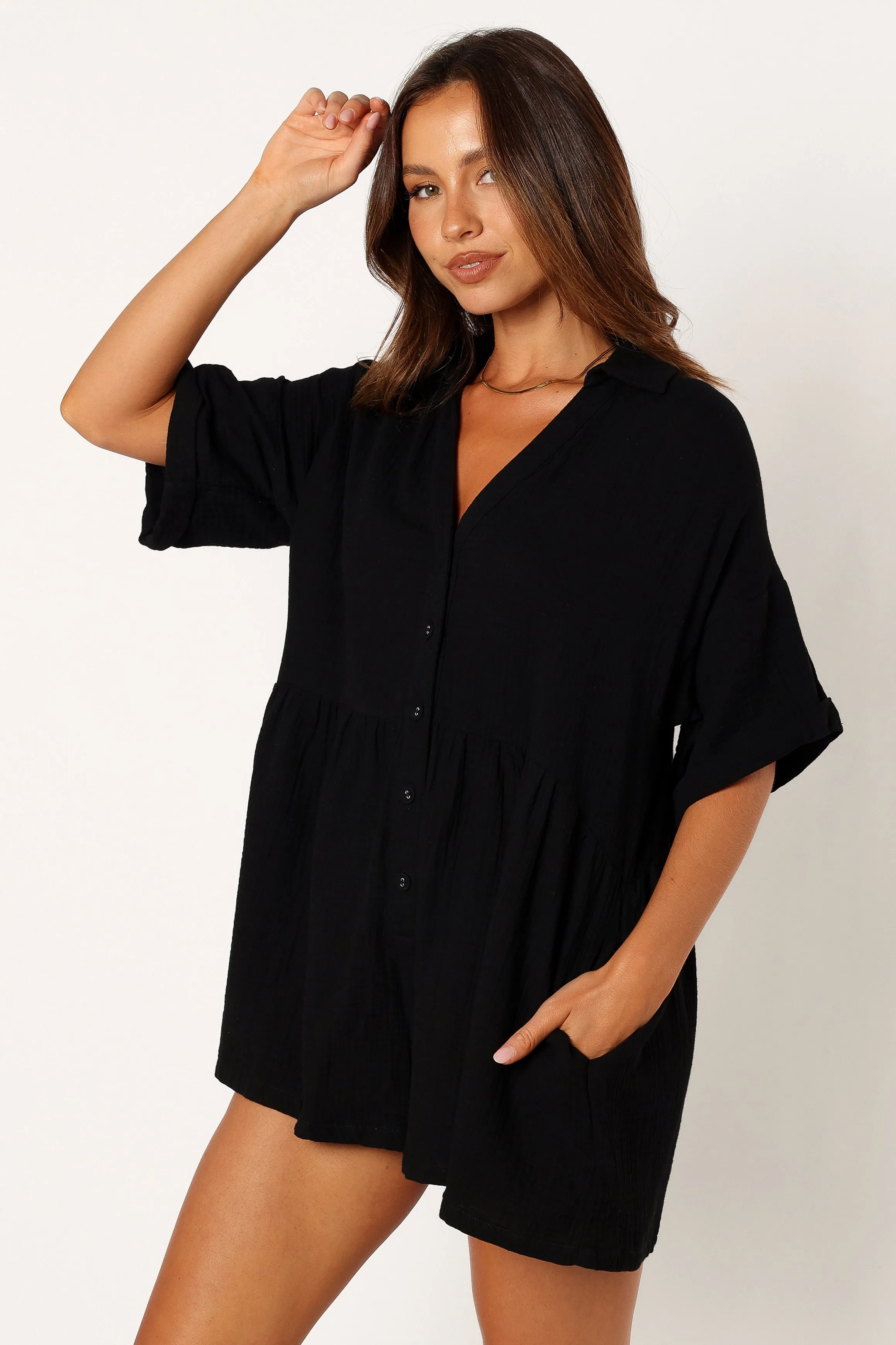 Winny Romper - Black sold by Petal & Pup product image thumbnail 2