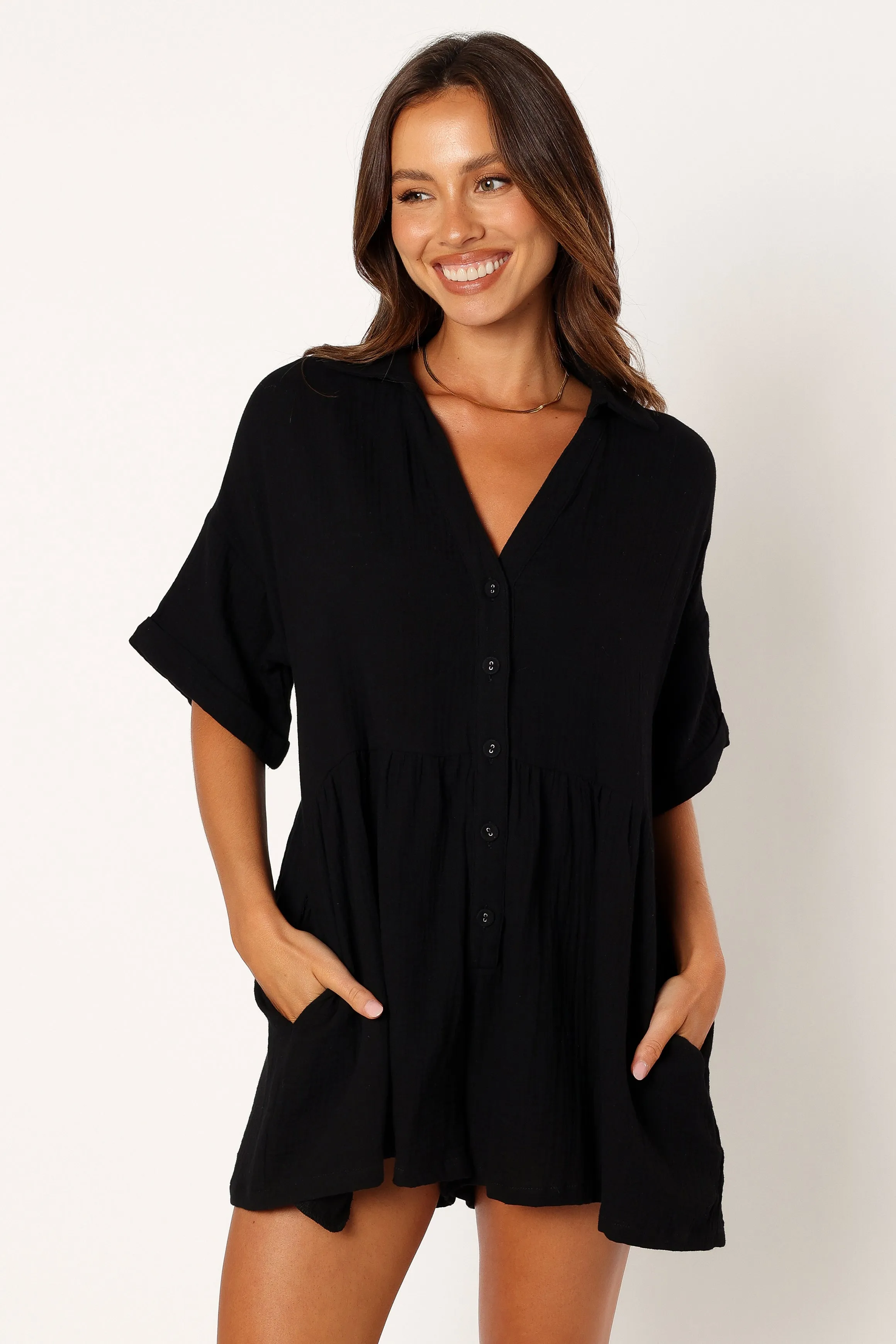 Winny Romper - Black sold by Petal & Pup product image thumbnail 5