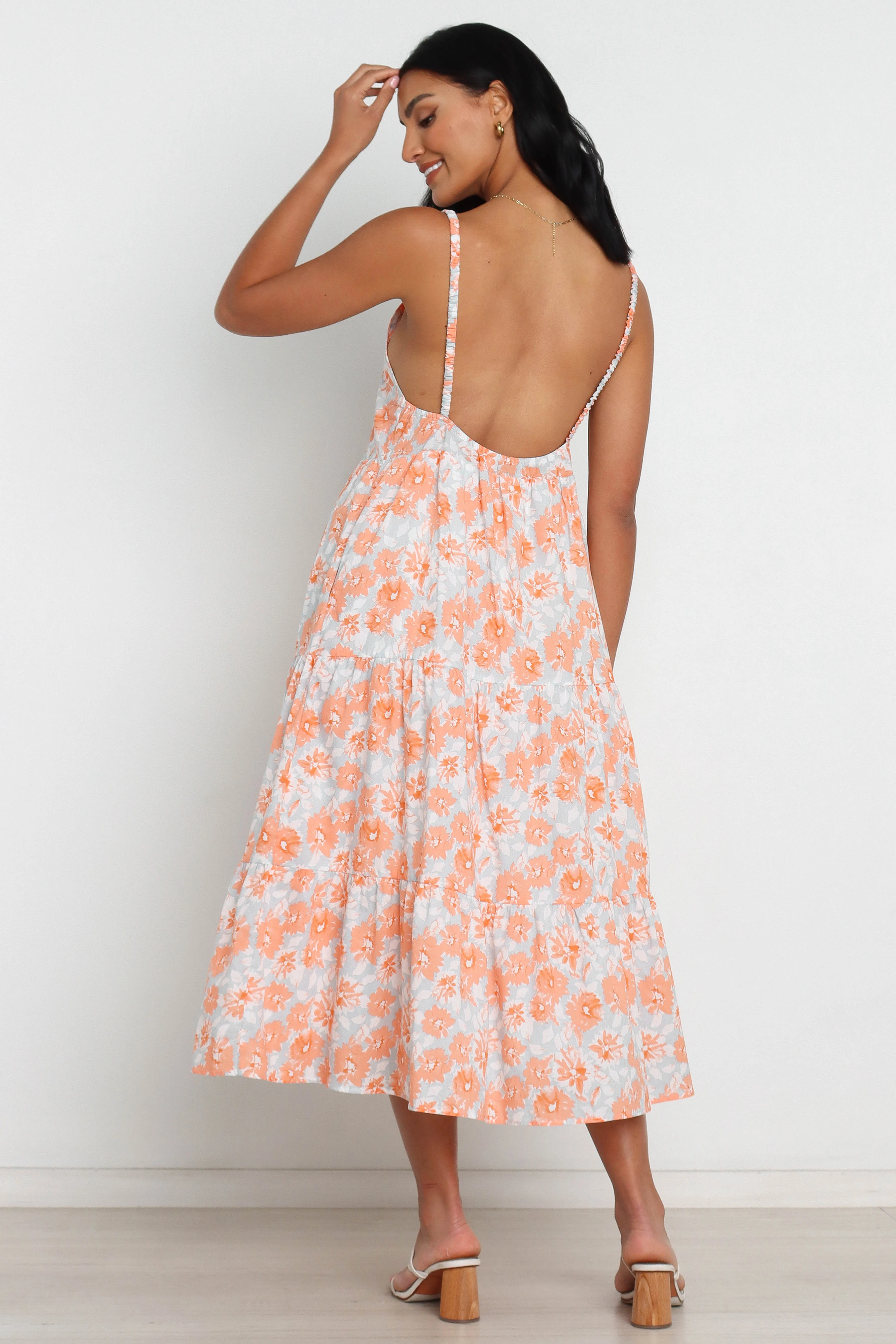 Tawo Dress - Orange Floral sold by Petal & Pup product image thumbnail 5