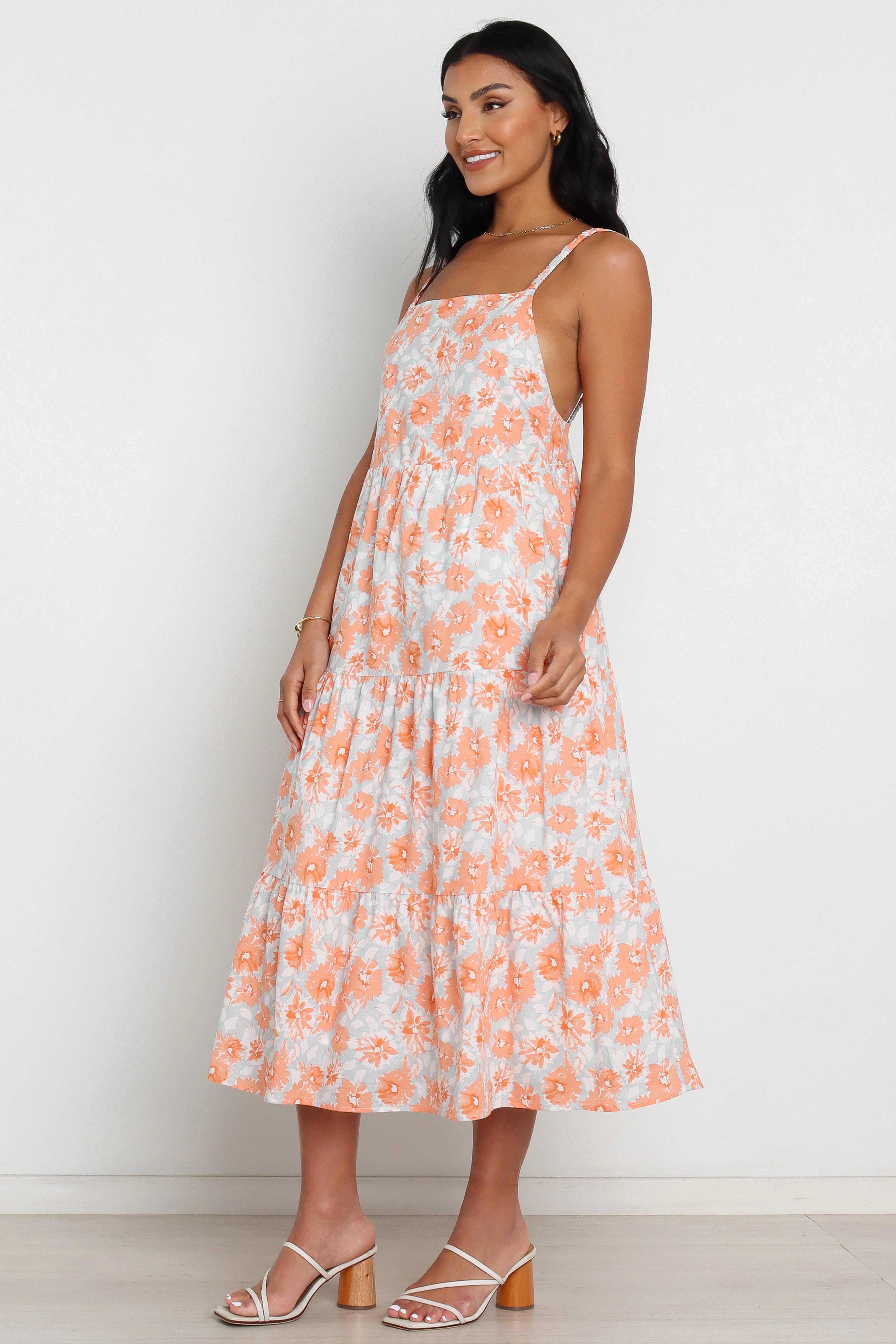 Tawo Dress - Orange Floral sold by Petal & Pup product image thumbnail 4