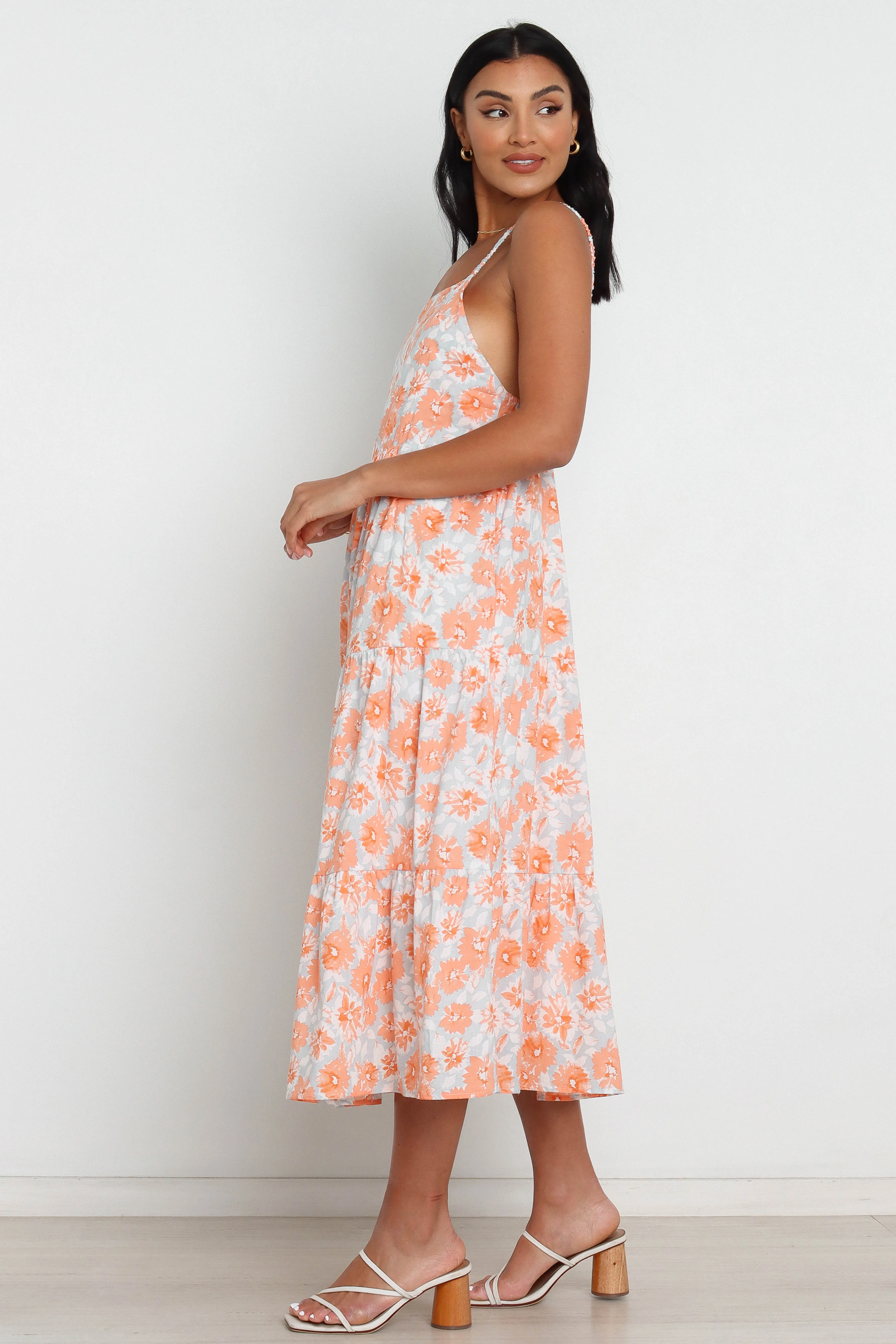 Tawo Dress - Orange Floral sold by Petal & Pup product image thumbnail 3
