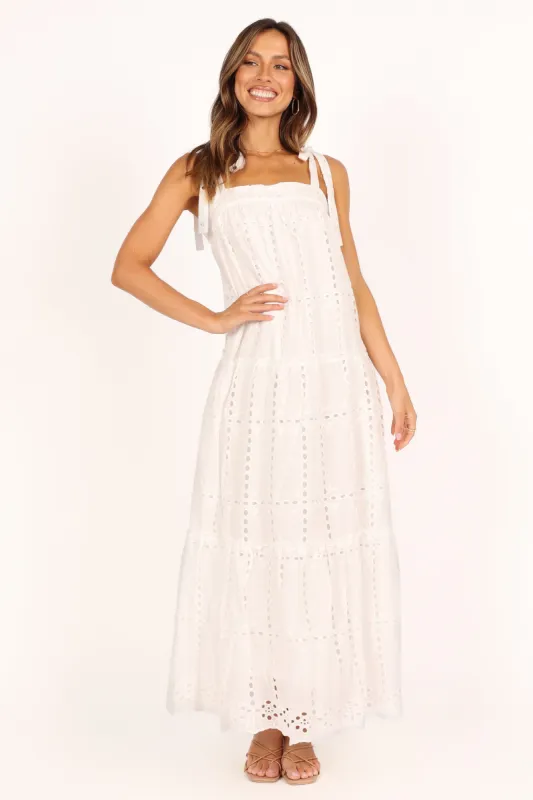 Danna Dress - White sold by Petal & Pup