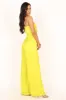 Isabel One Shoulder Jumpsuit - Lime sold by Petal & Pup