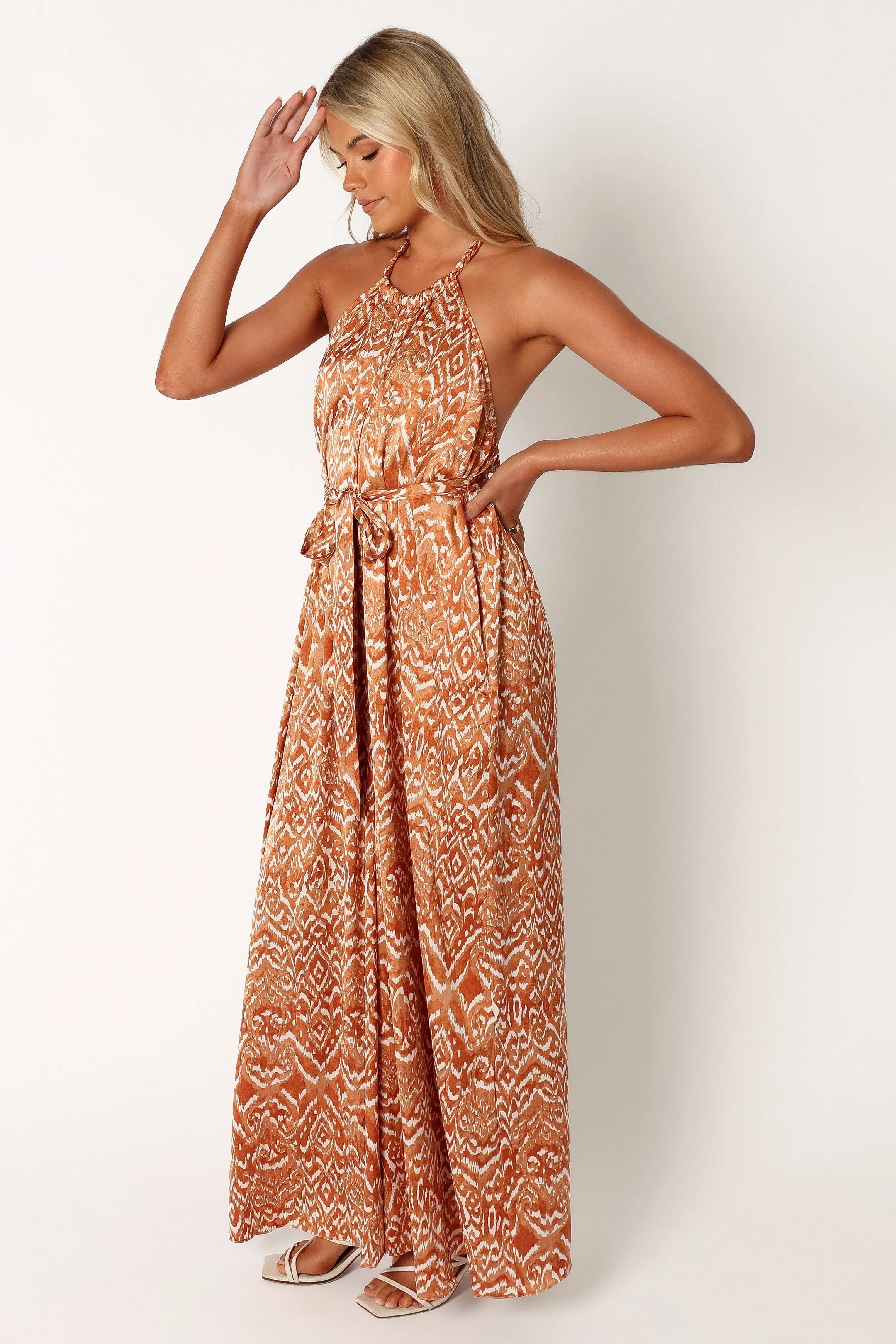 Hilton Jumpsuit - Rust sold by Petal & Pup product image thumbnail 5