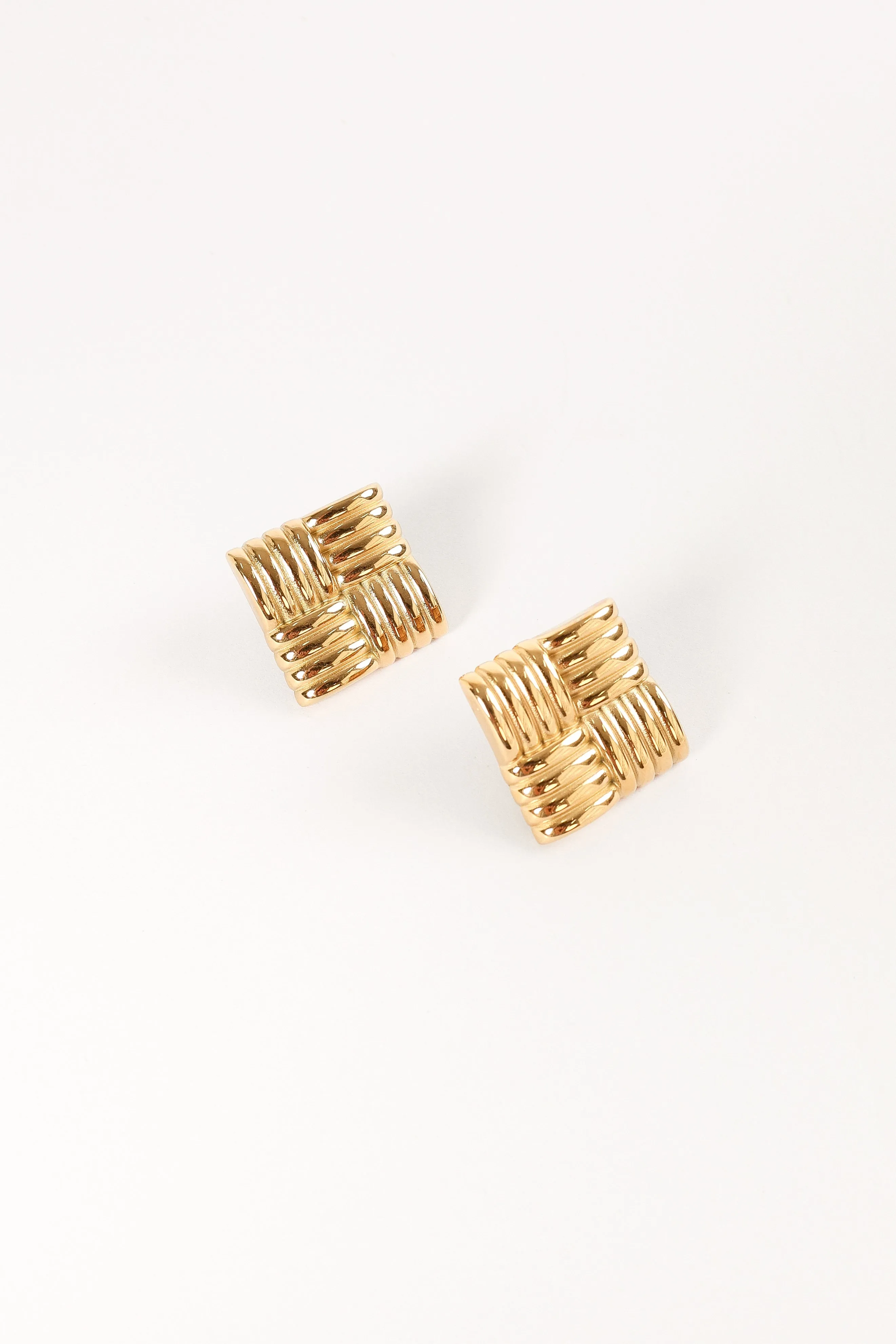 Rickie Statement Earrings - Gold sold by Petal & Pup product image thumbnail 3