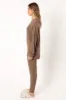 Margo Two Piece Set - Mocha sold by Petal & Pup