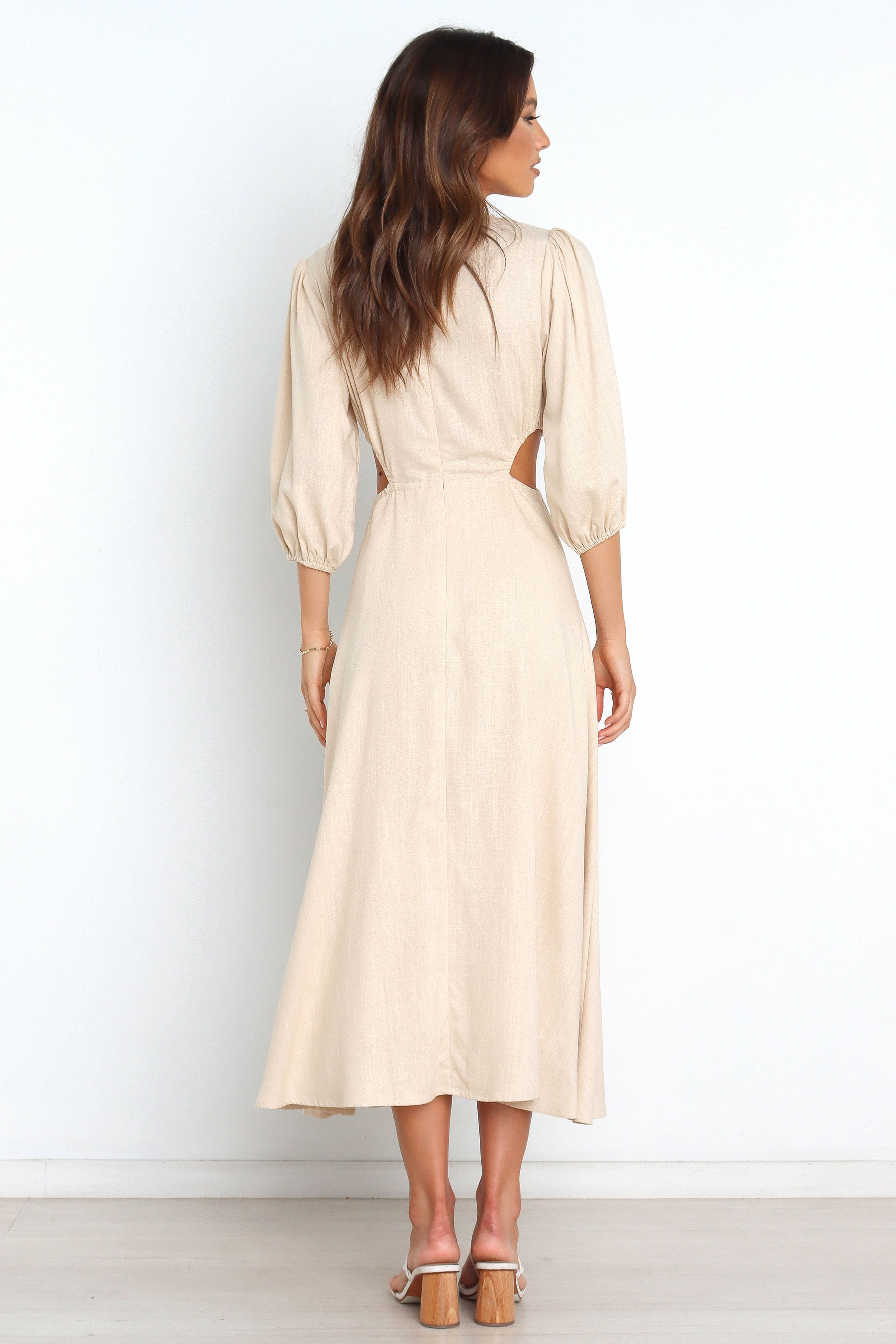 Feyre Dress - Beige sold by Petal & Pup product image thumbnail 6