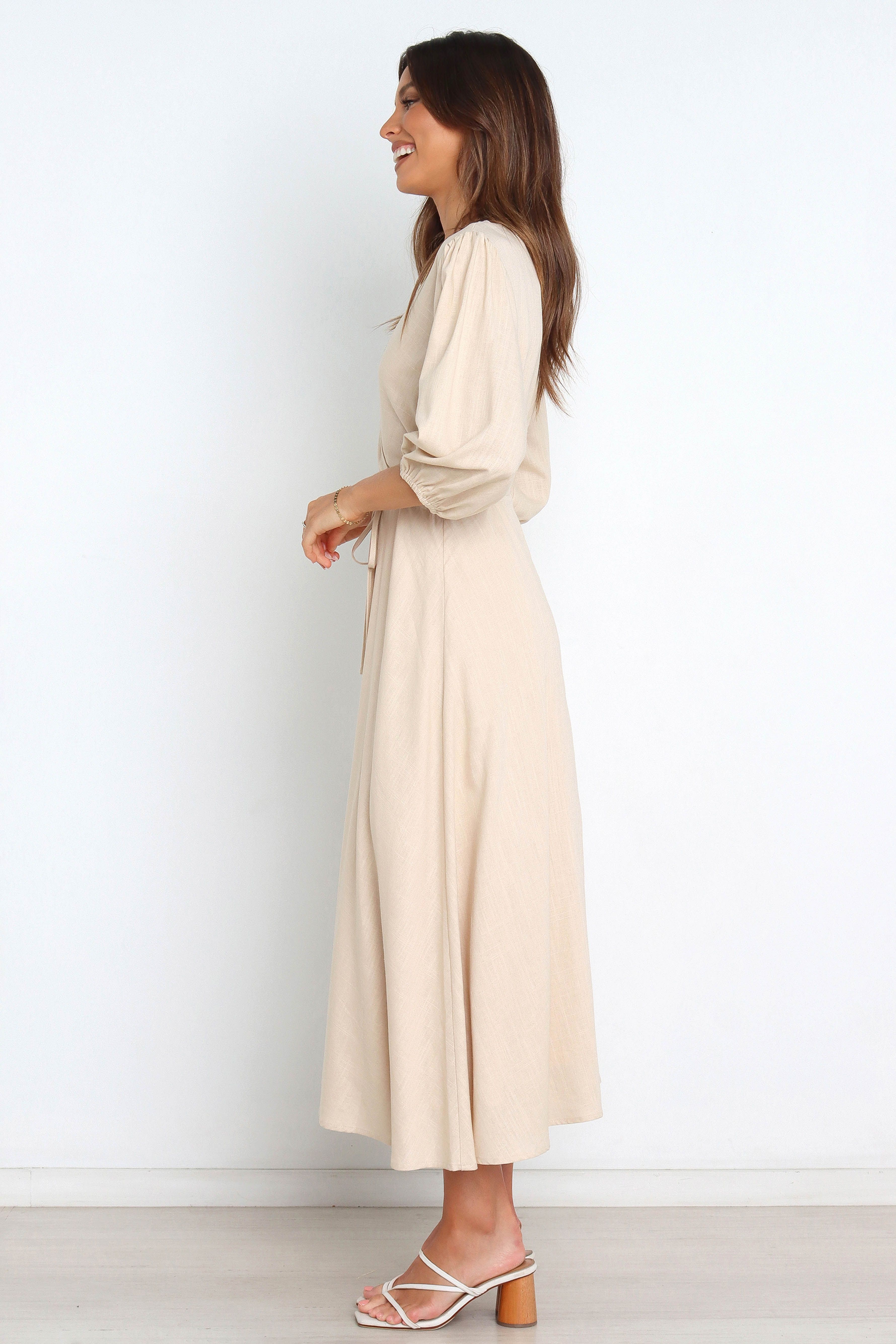 Feyre Dress - Beige sold by Petal & Pup product image thumbnail 4