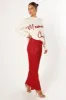 Lilianna Sequin Flare Pant - Red sold by Petal & Pup