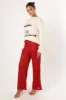 Lilianna Sequin Flare Pant - Red sold by Petal & Pup