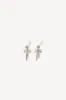 Elena Bow Earrings - Silver sold by Petal & Pup