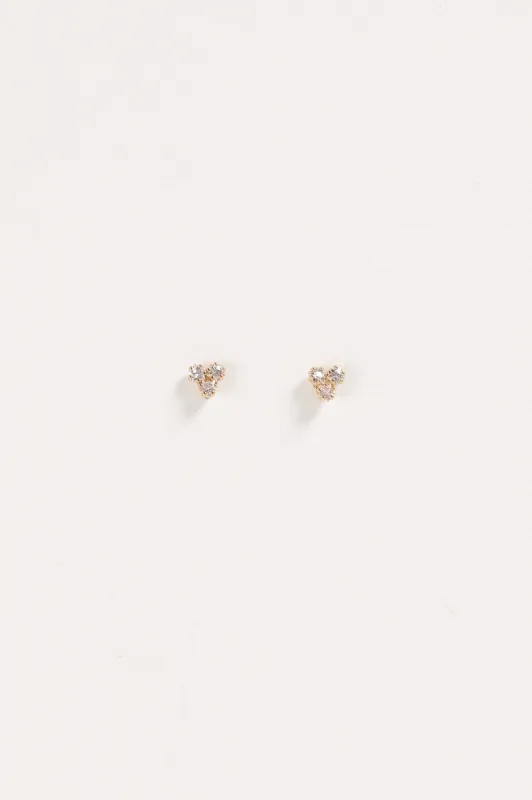 Janey Stud Earrings - Gold sold by Petal & Pup