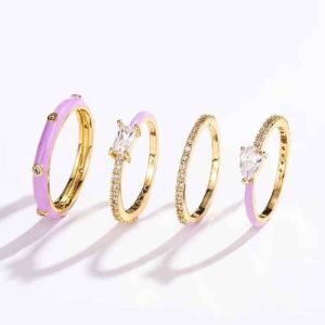 Pastel Glam Ring Set - TEST sold by Petal & Pup