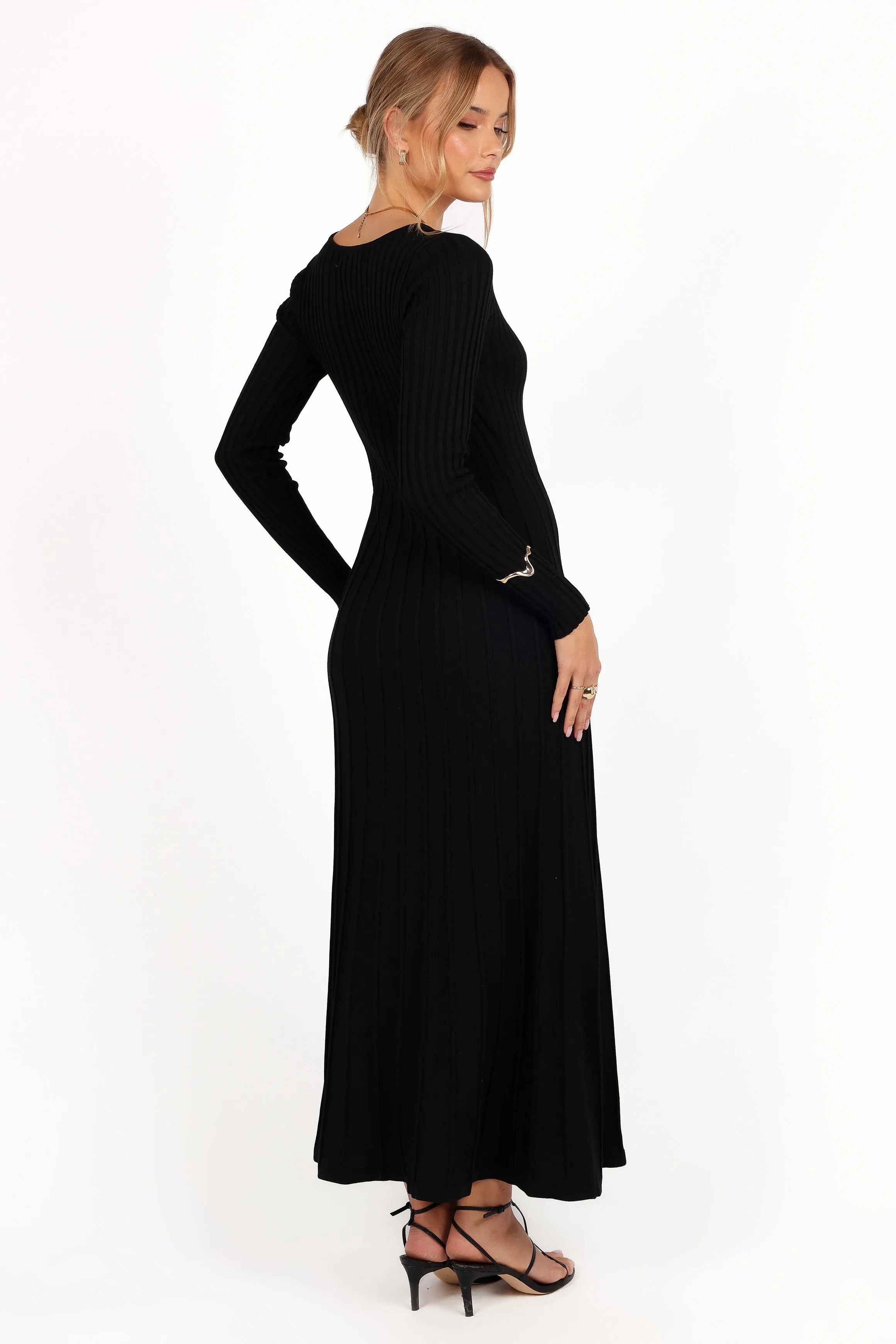 Alison Long Sleeve Maxi Dress - Black sold by Petal & Pup product image thumbnail 3