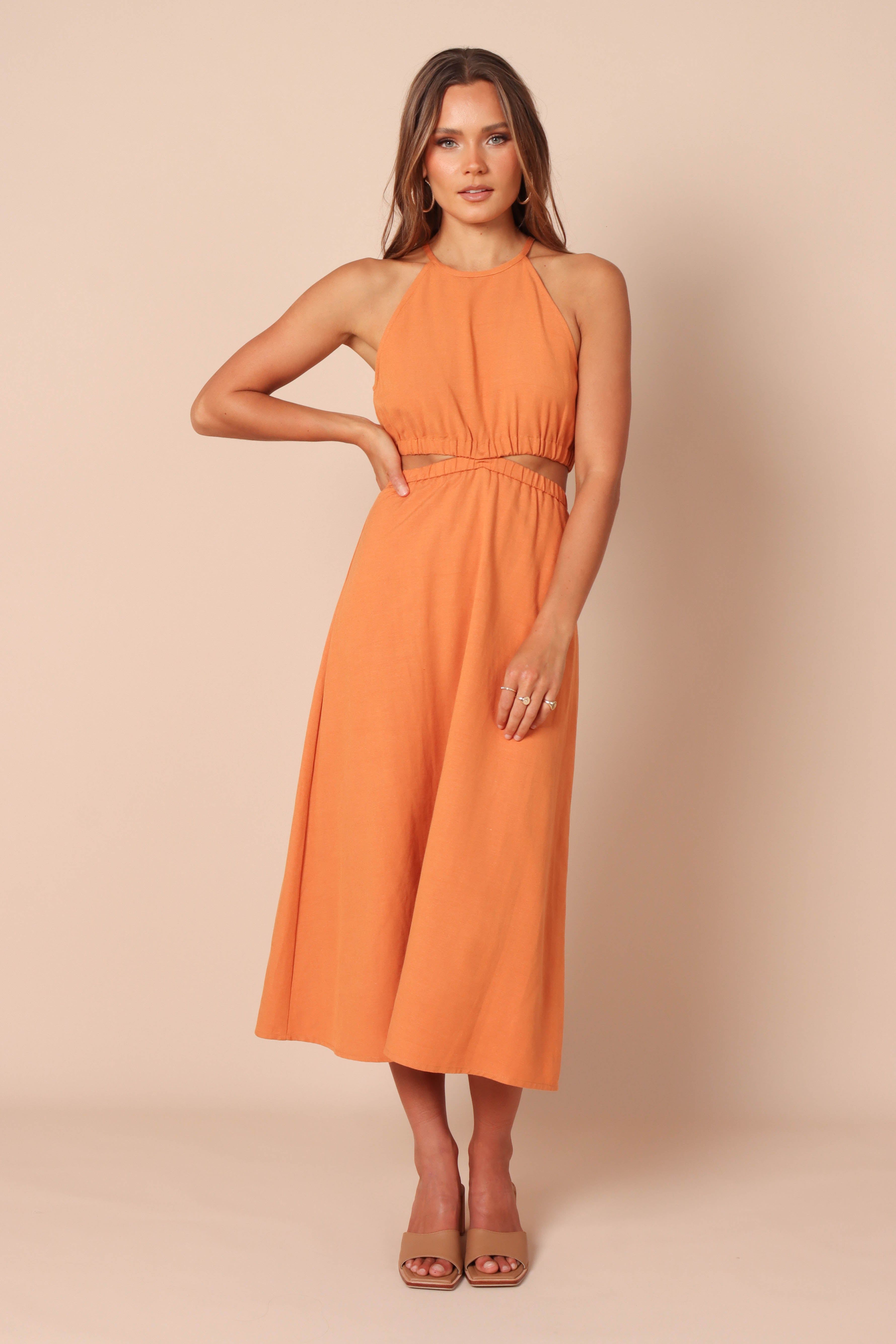 Ellis Cut Out Two Piece Set - Rust sold by Petal & Pup product image thumbnail 4