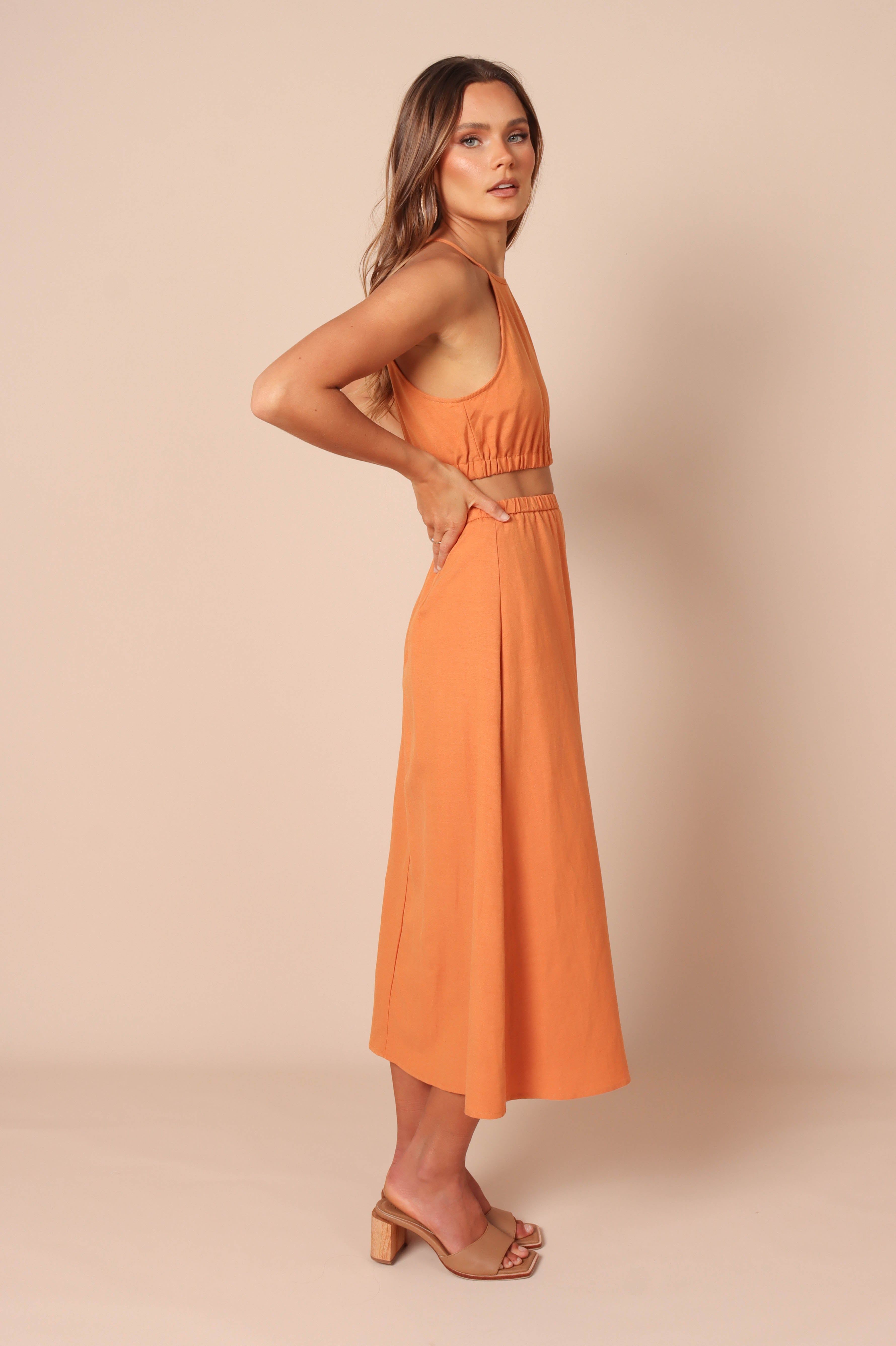 Ellis Cut Out Two Piece Set - Rust sold by Petal & Pup product image thumbnail 8