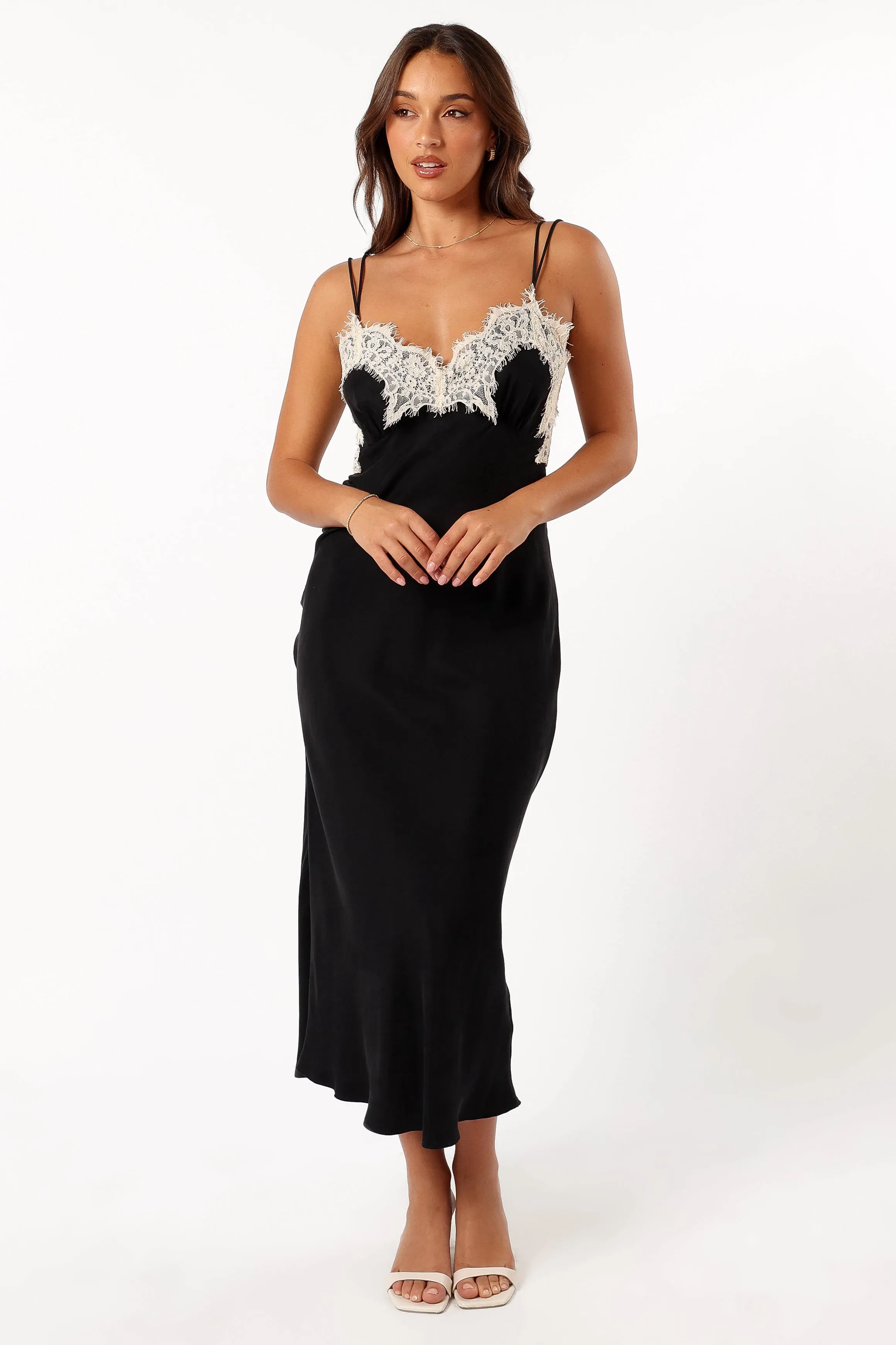 Alita Midi Dress - Black sold by Petal & Pup product image thumbnail 2