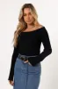 Micayla Top - Black sold by Petal & Pup