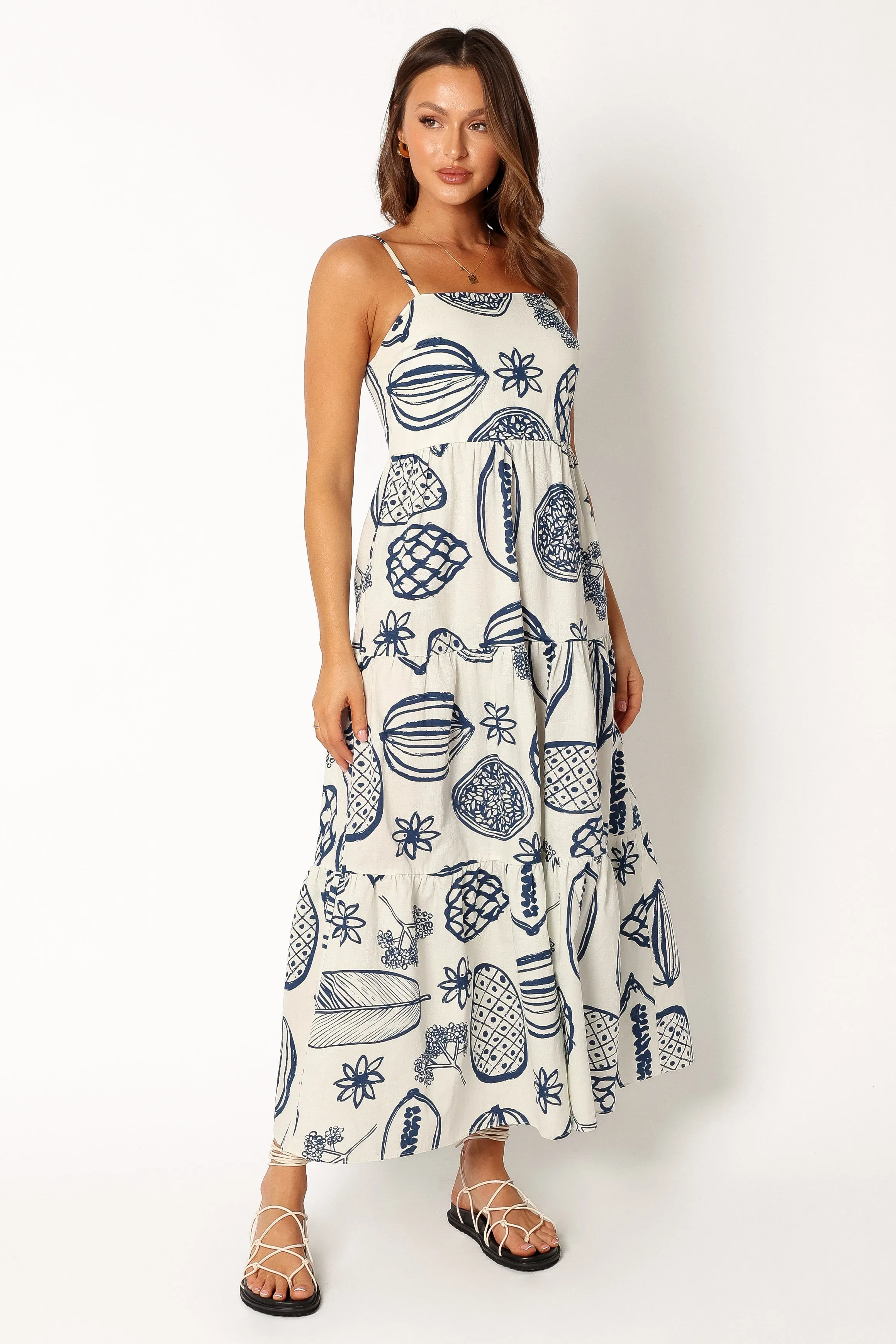 Ronin Maxi Dress - Navy sold by Petal & Pup