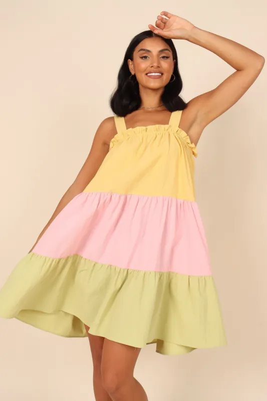 Eleanor Mini Dress - Multi sold by Petal & Pup