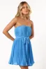 Austen Strapless Dress - Aqua sold by Petal & Pup