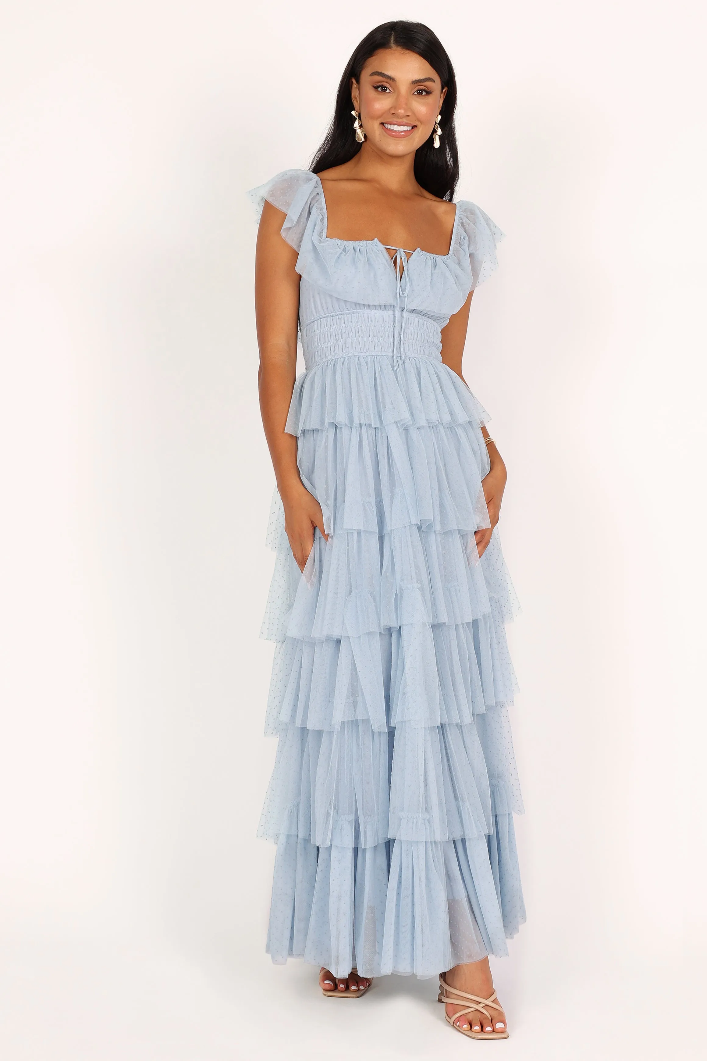 Belle Maxi Dress - Blue sold by Petal & Pup product image thumbnail 4