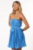 Austen Strapless Dress - Aqua sold by Petal & Pup