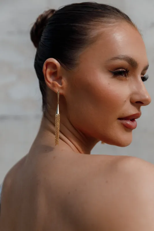 Everleigh Earrings - Gold sold by Petal & Pup