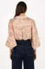 Floria Top - Beige Floral sold by Petal & Pup