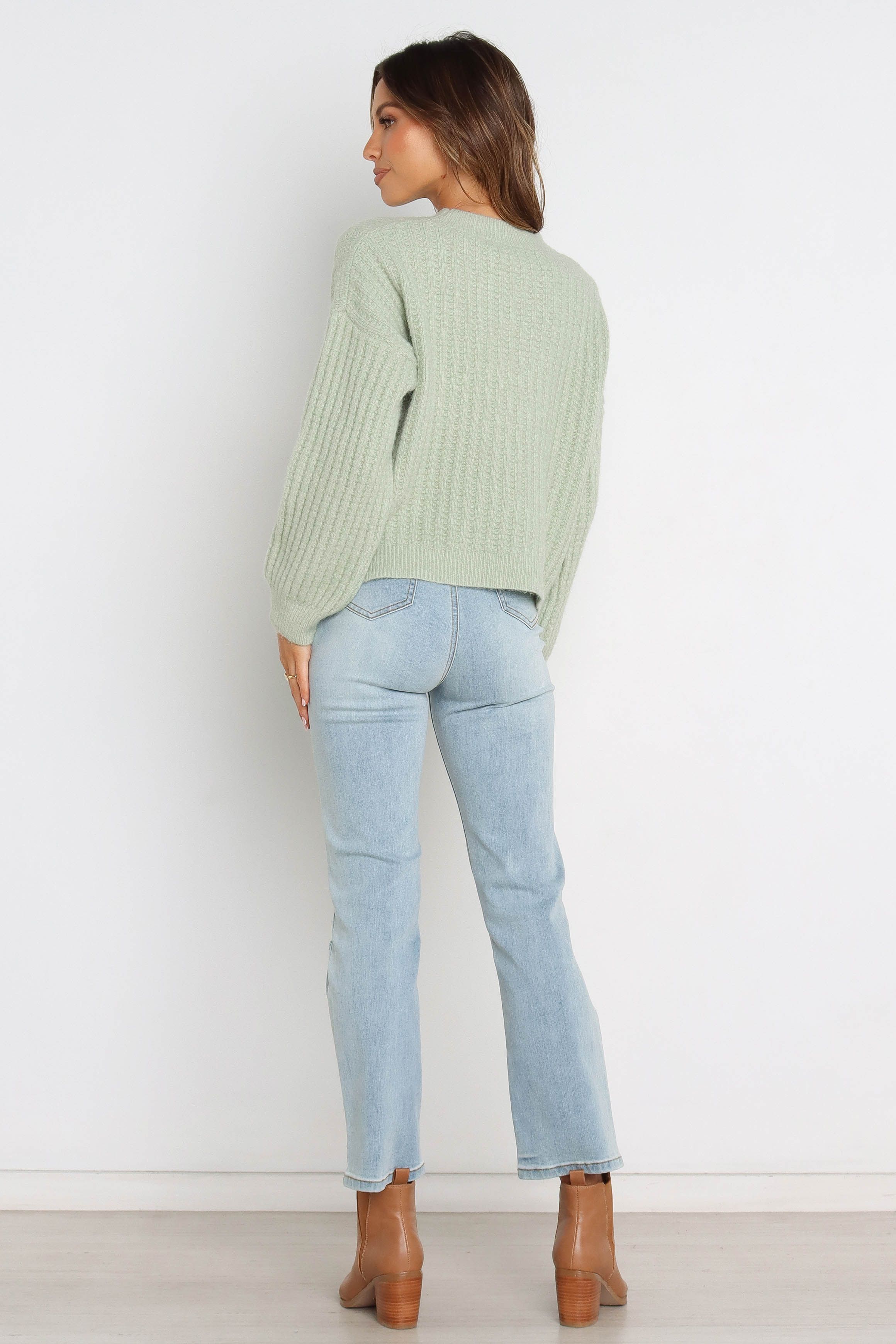 Overdrive Knit Sweater - Mint sold by Petal & Pup product image thumbnail 2