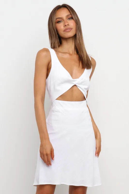 Fallie Dress - White sold by Petal & Pup