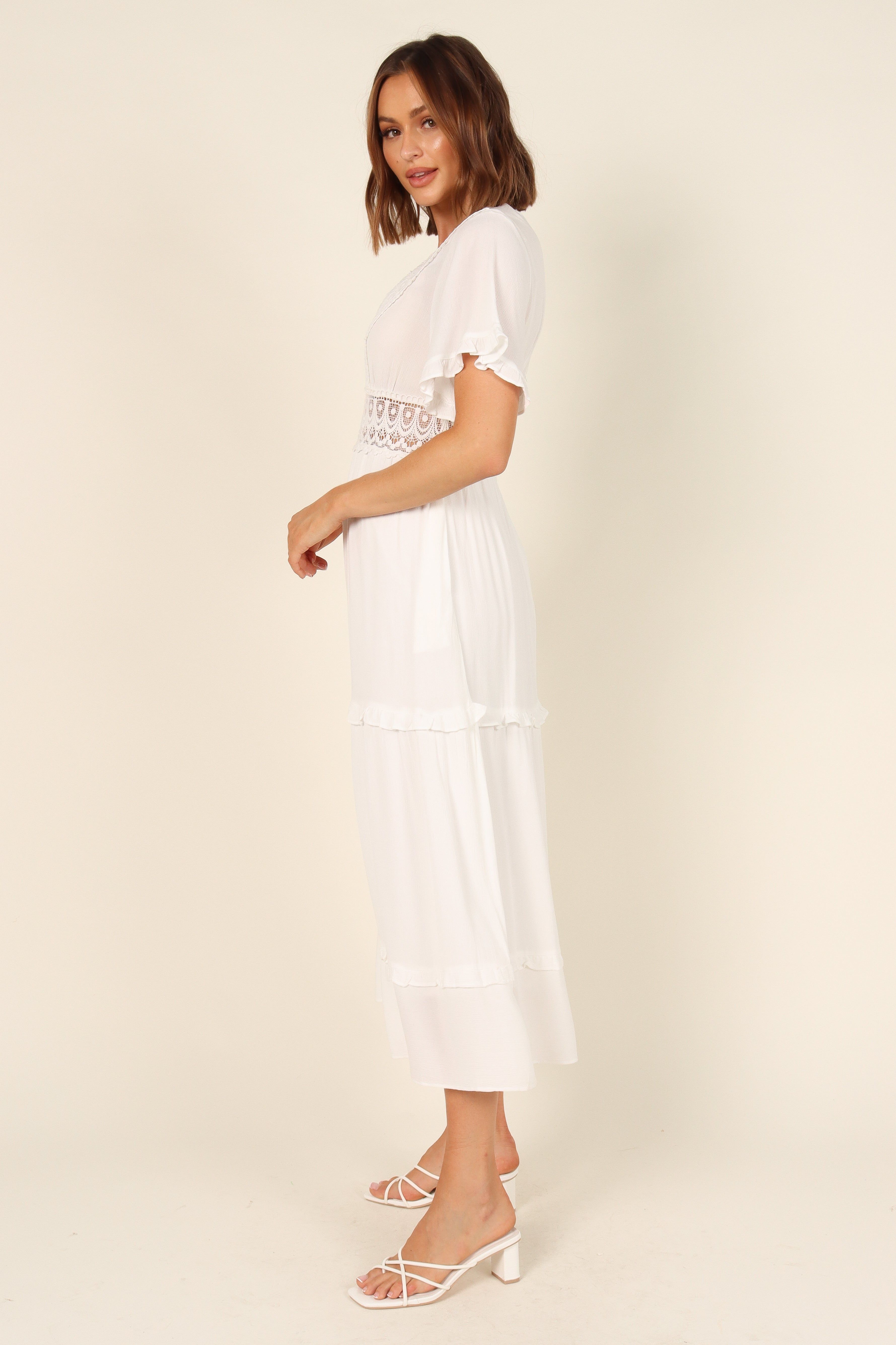 Florencia Dress - White sold by Petal & Pup product image thumbnail 2
