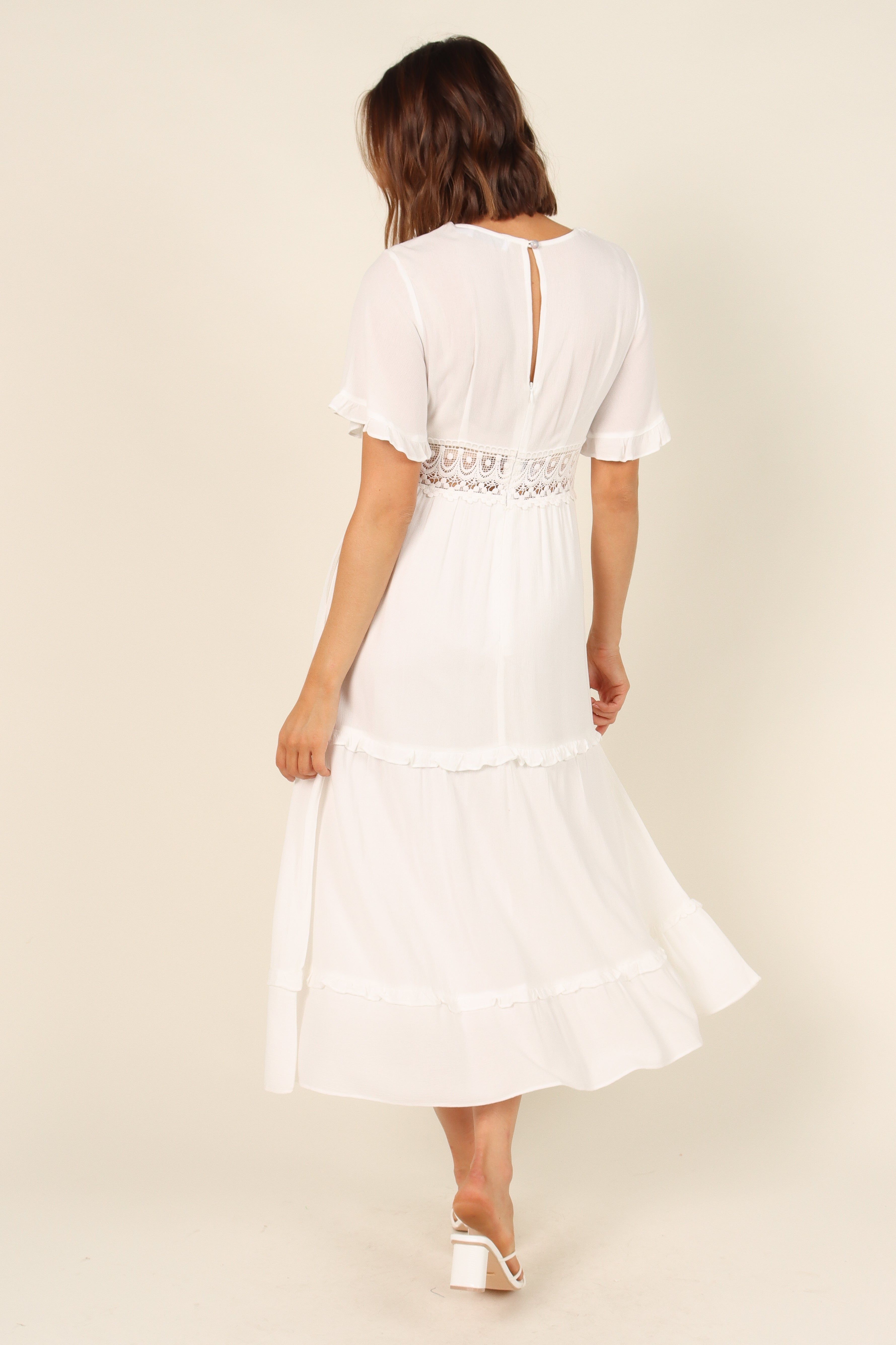 Florencia Dress - White sold by Petal & Pup product image thumbnail 5