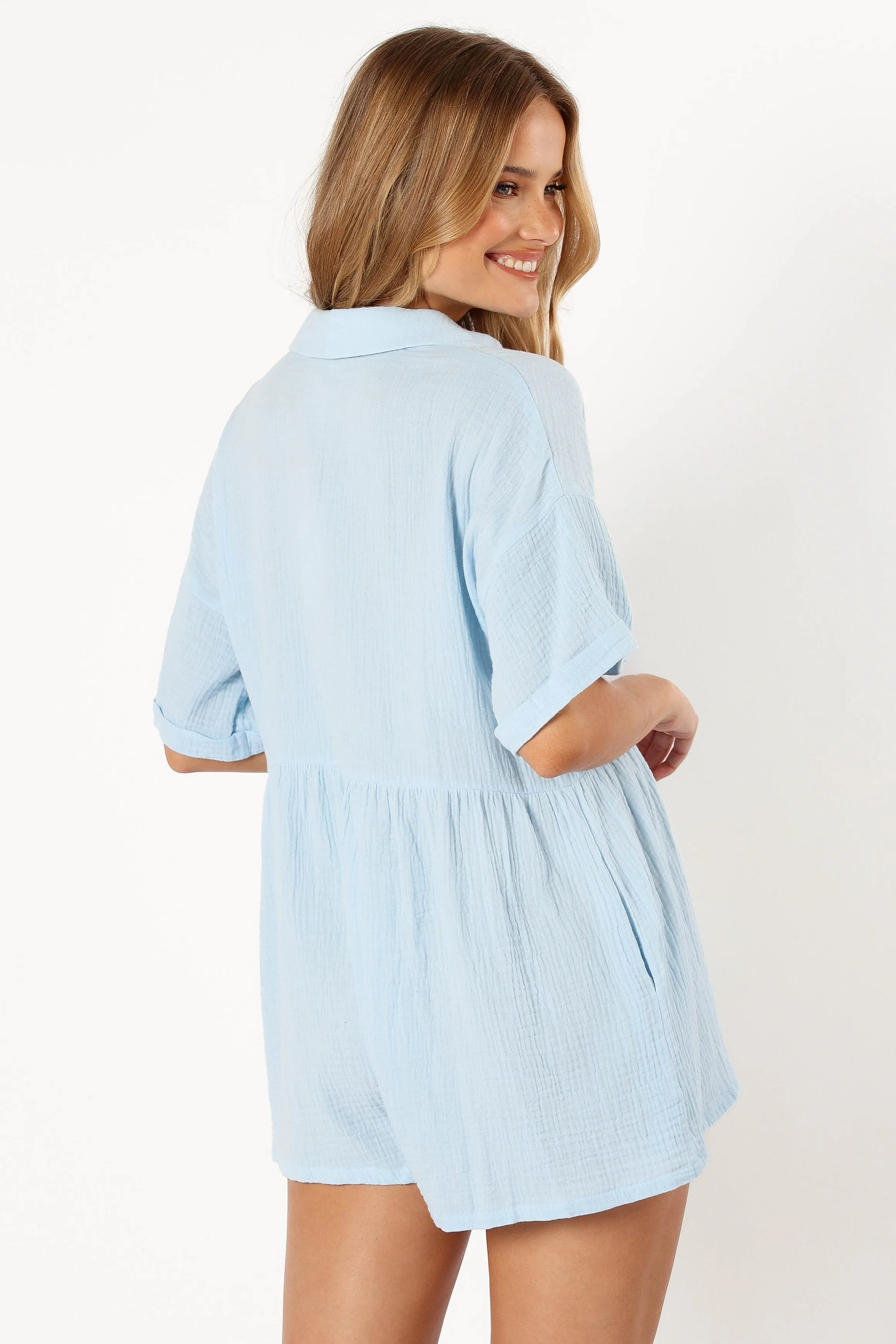 Winny Romper - Blue sold by Petal & Pup product image thumbnail 4