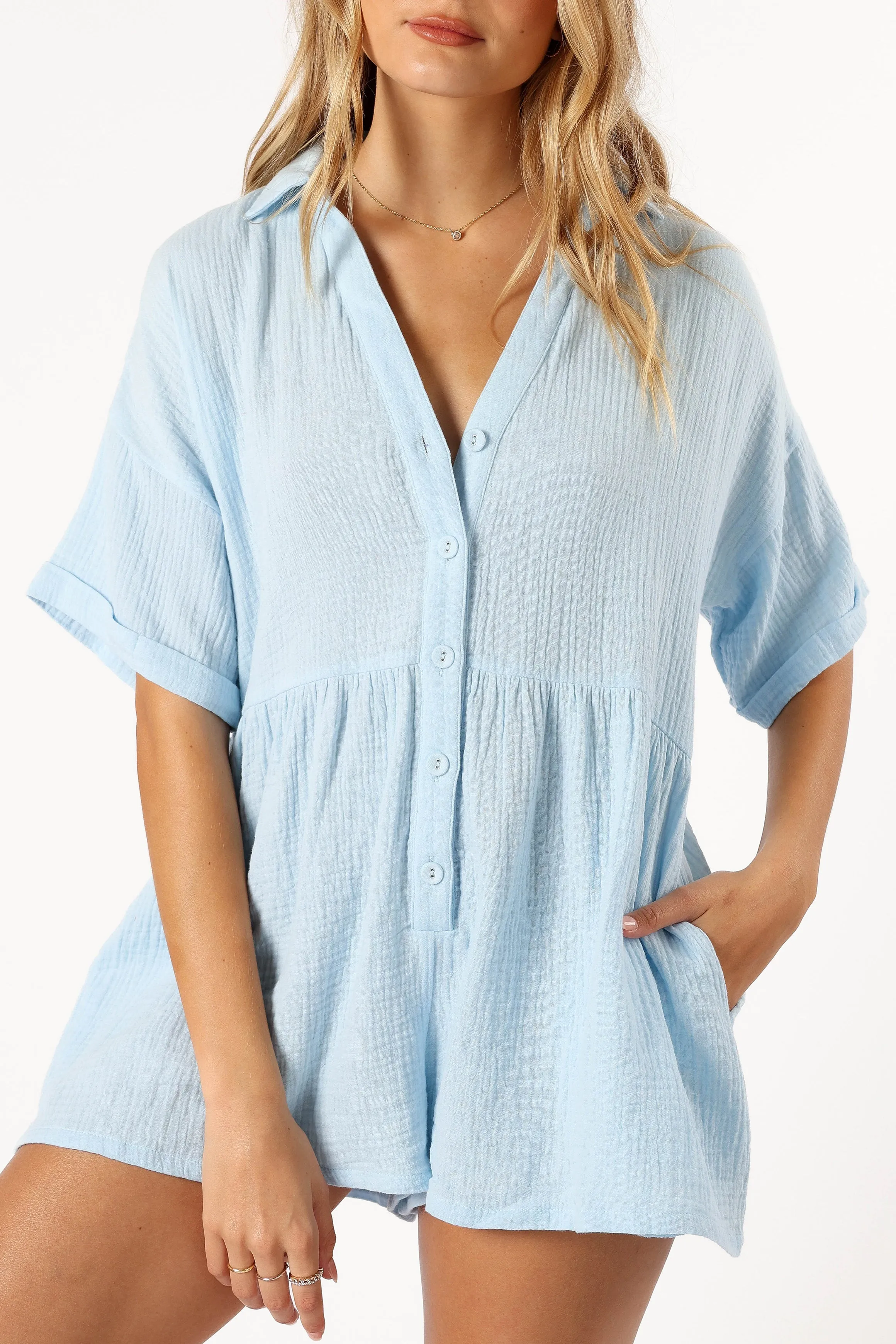 Winny Romper - Blue sold by Petal & Pup product image thumbnail 2