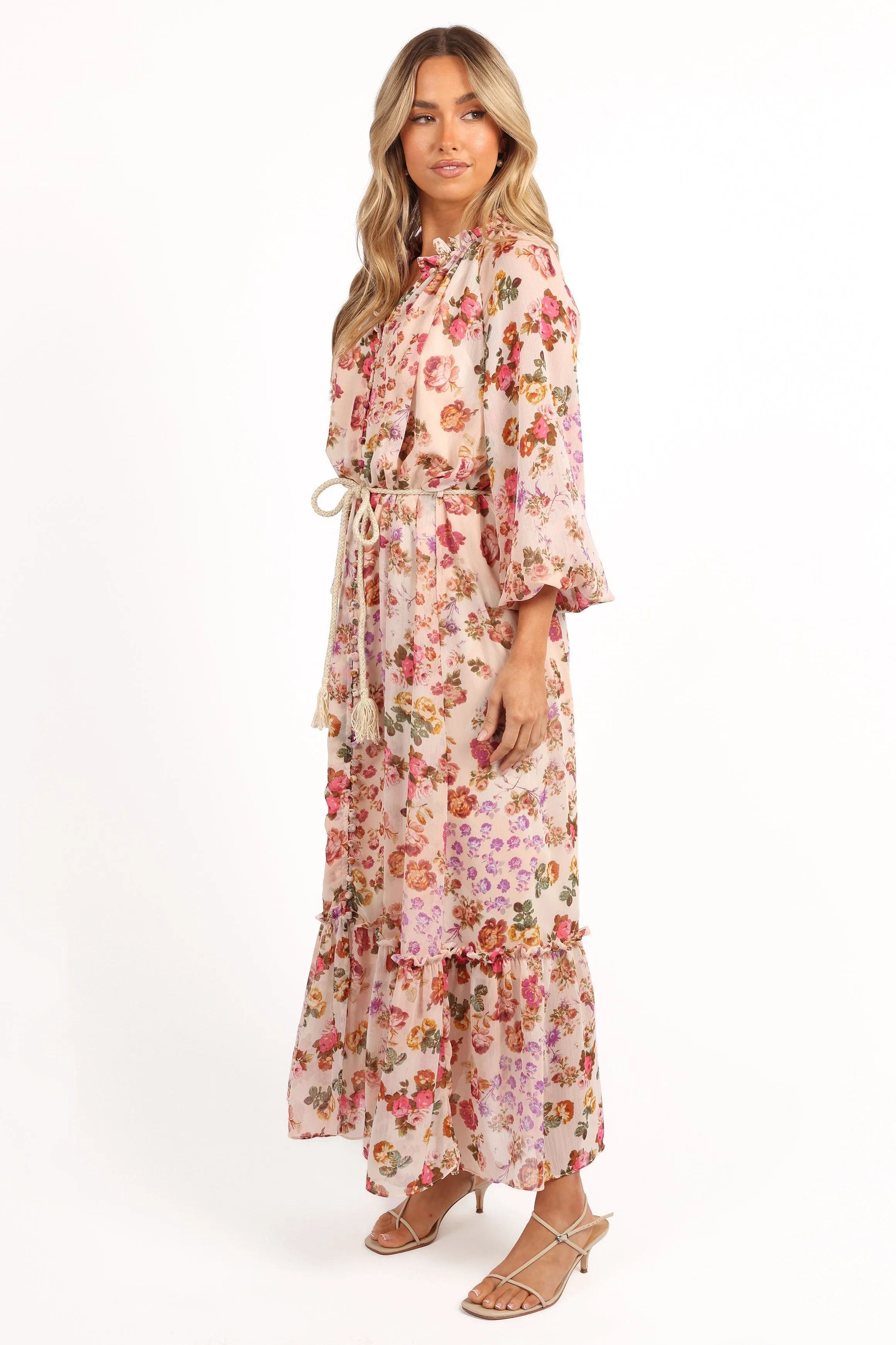 Micah Long Sleeve Midi Dress - Blush sold by Petal & Pup product image thumbnail 2