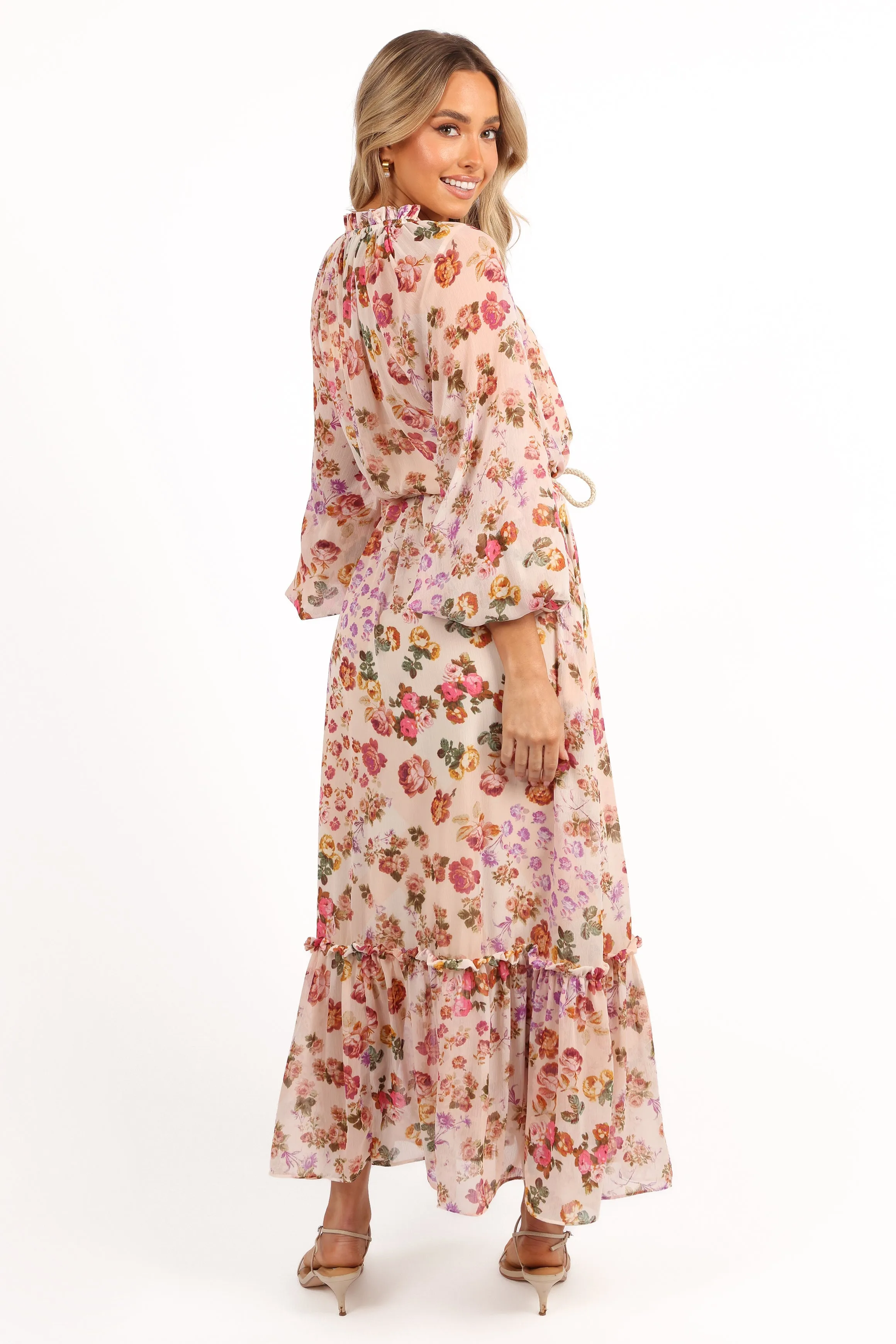 Micah Long Sleeve Midi Dress - Blush sold by Petal & Pup product image thumbnail 3
