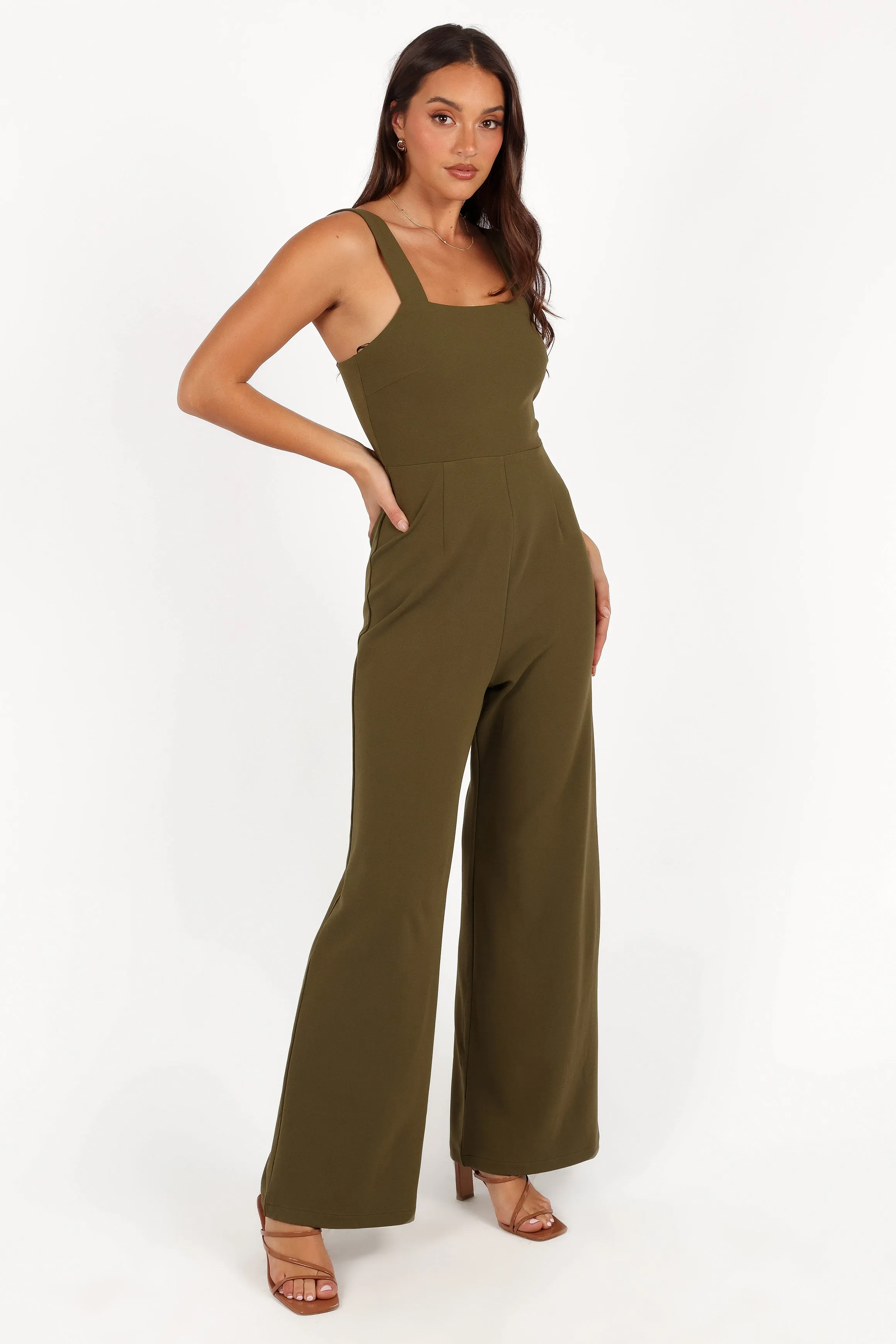 Hyatt Jumpsuit - Olive sold by Petal & Pup product image thumbnail 4