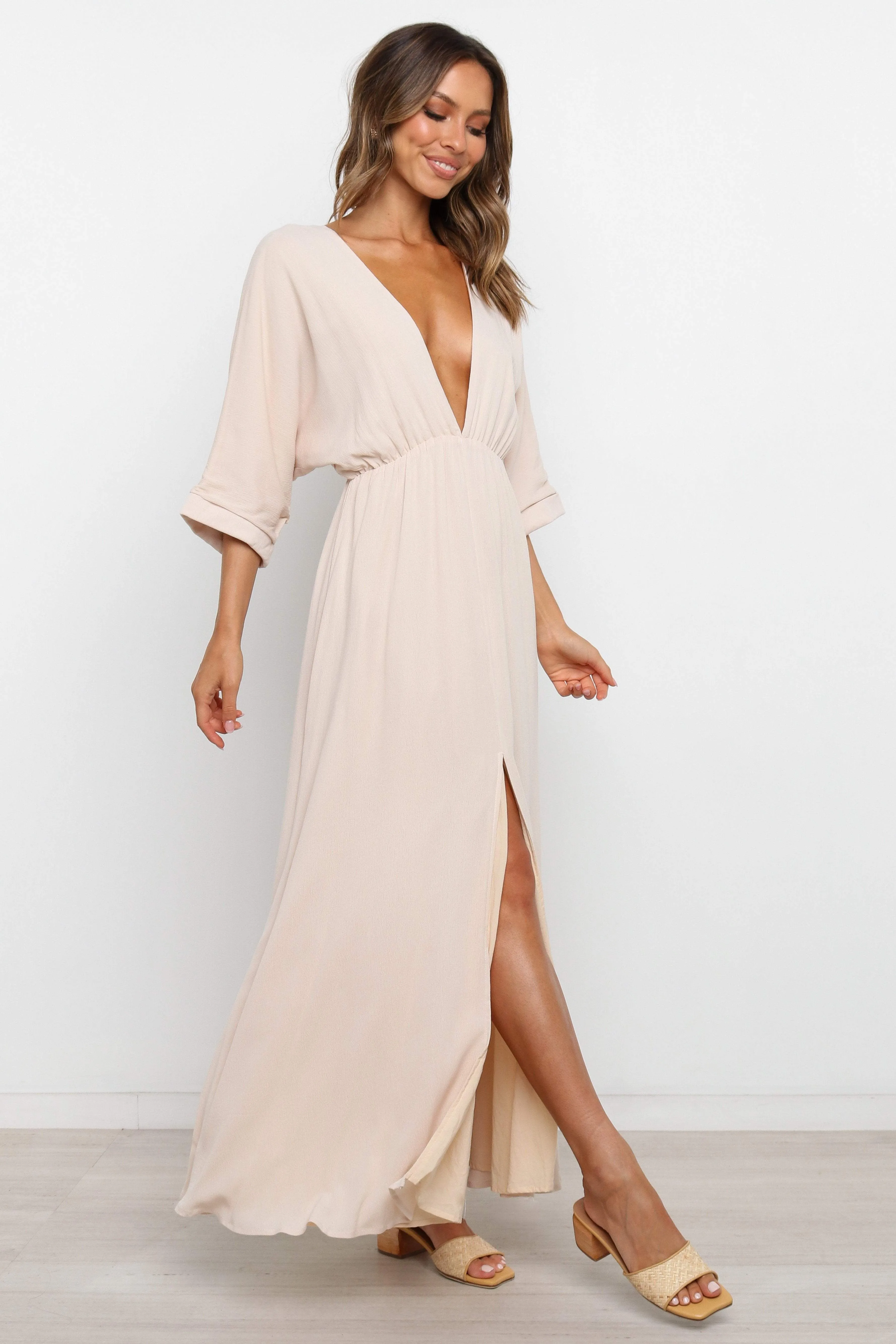 Bayview Dress - Beige sold by Petal & Pup product image thumbnail 4