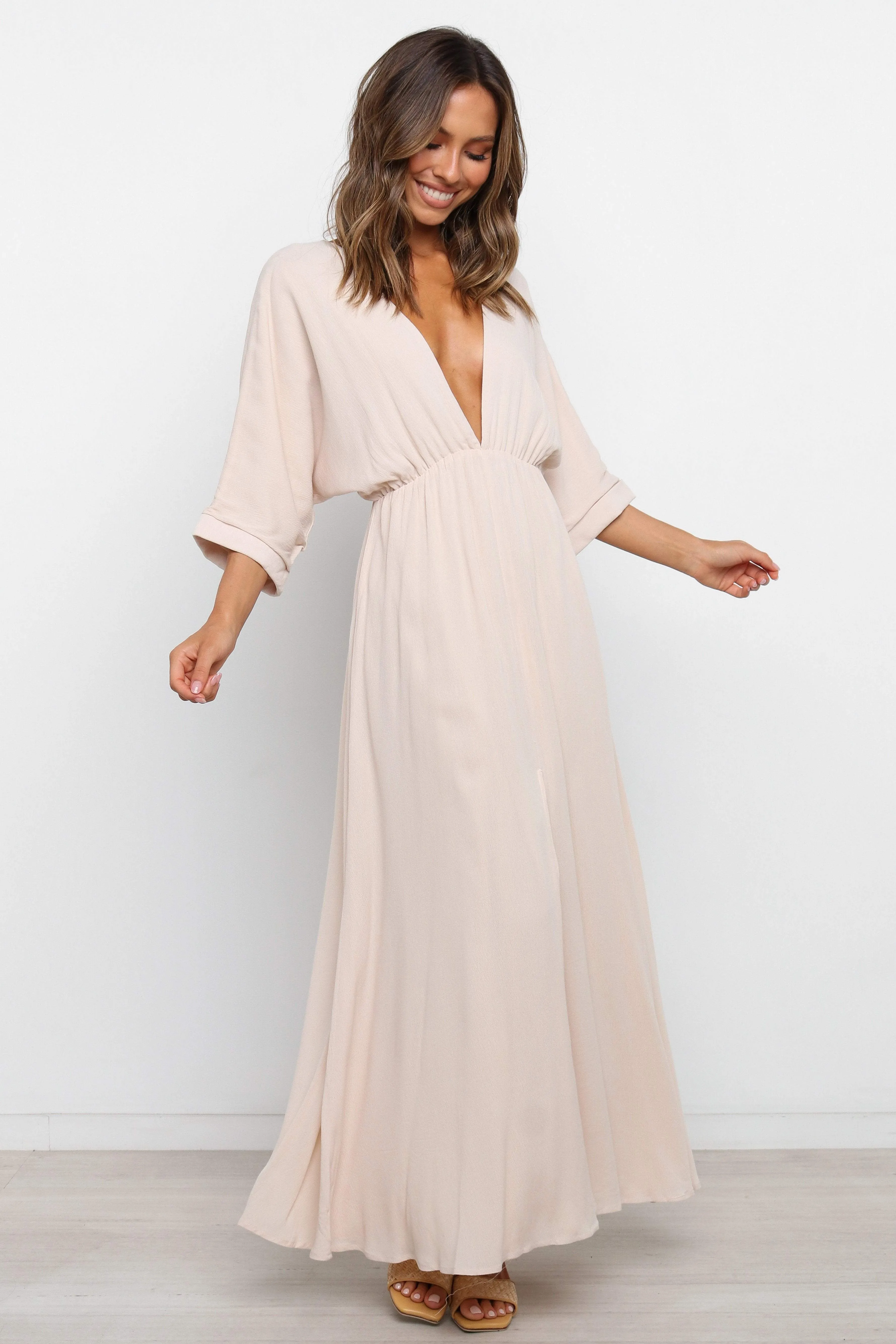 Bayview Dress - Beige sold by Petal & Pup product image thumbnail 3