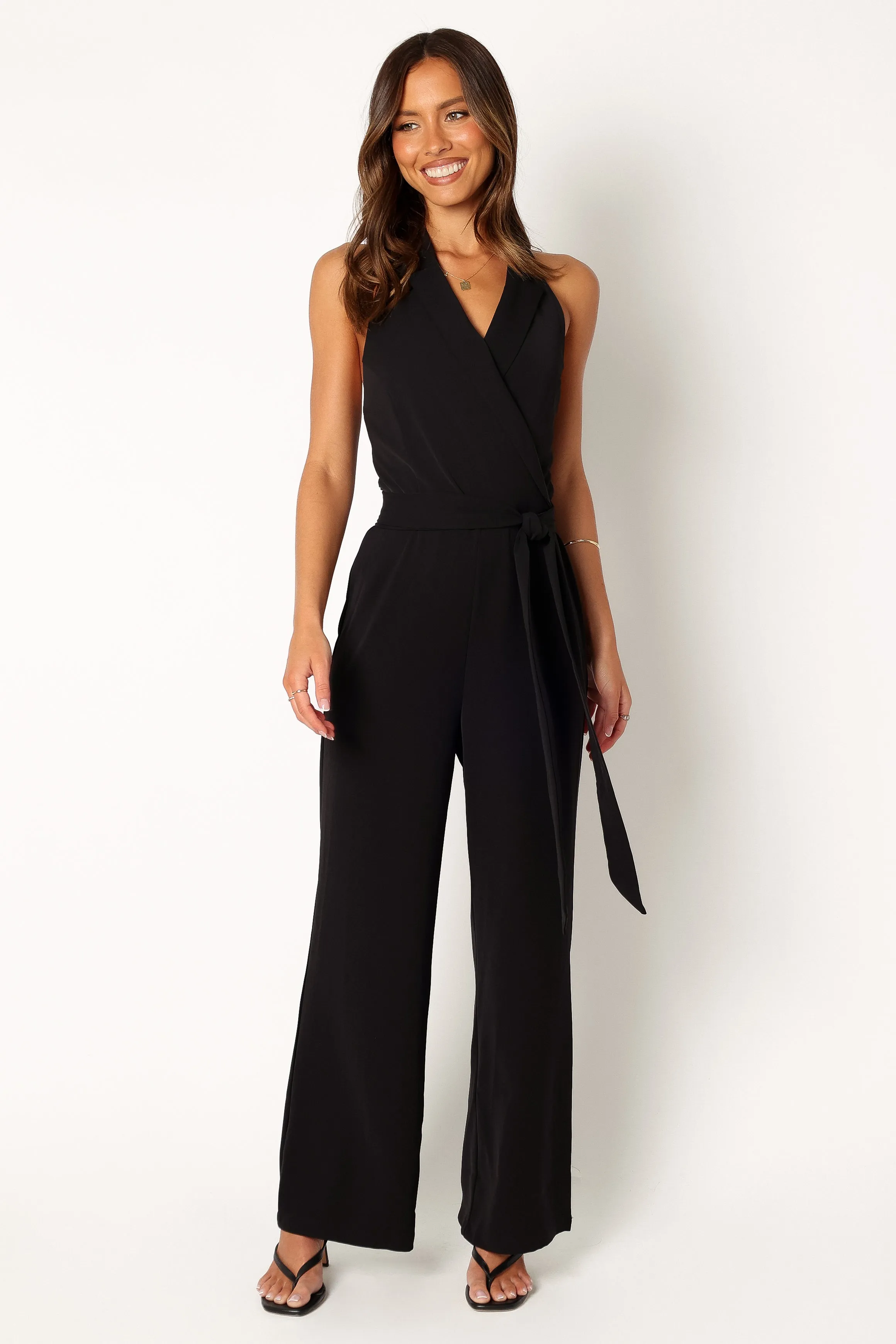 Tally Jumpsuit - Black sold by Petal & Pup