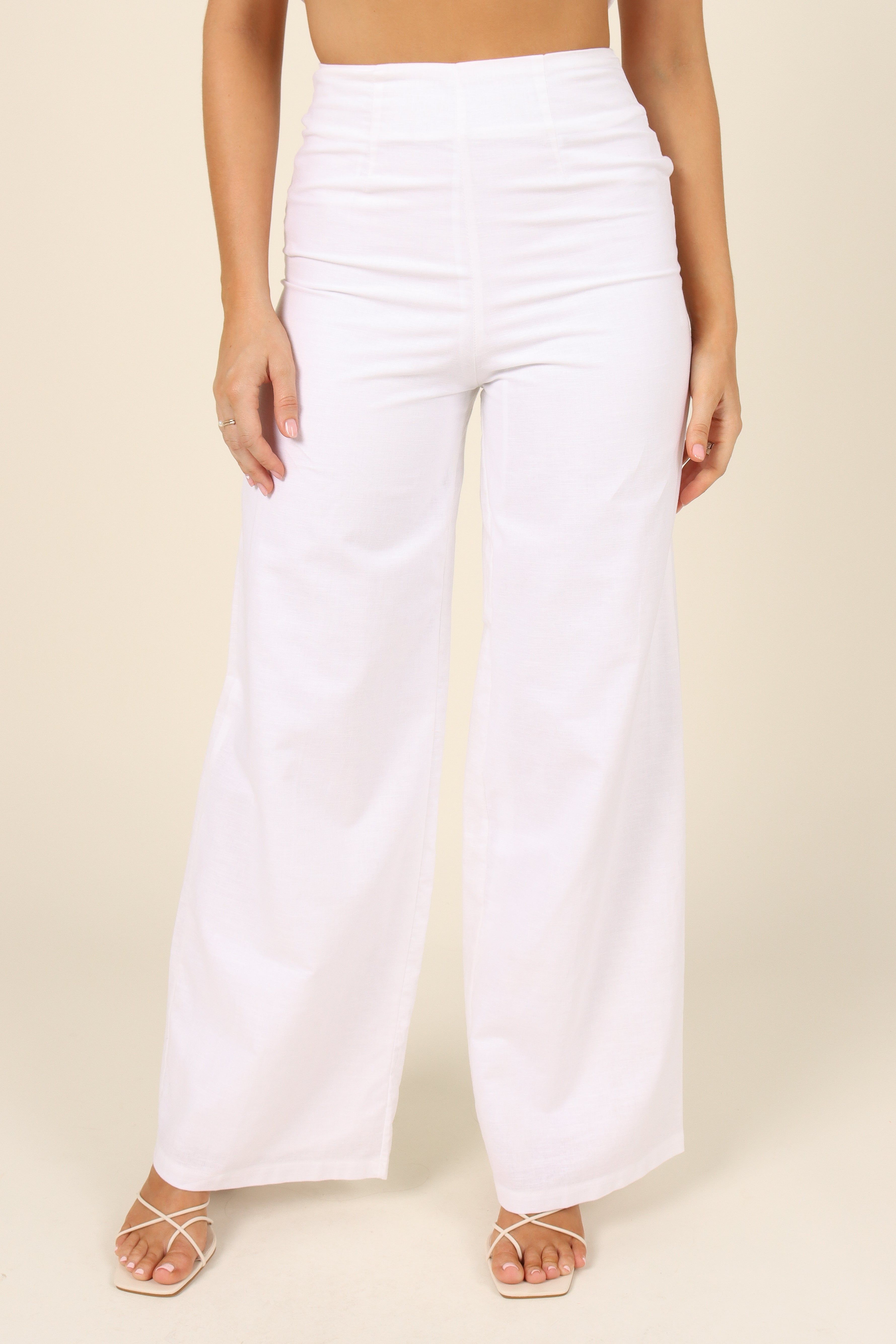 Nina Pant - White sold by Petal & Pup product image thumbnail 6